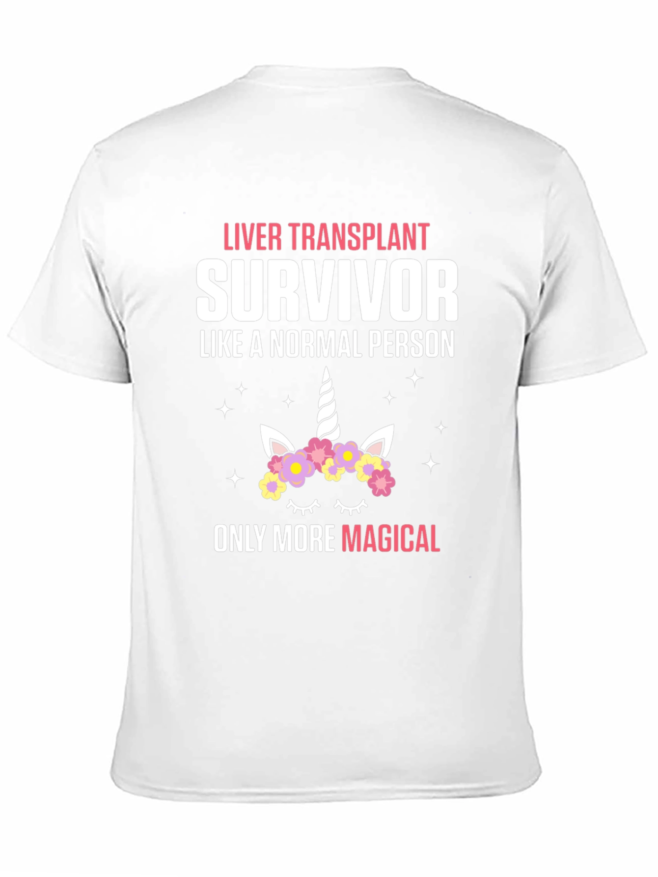 Liver Transplant Survivor Unicorn T-Shirt