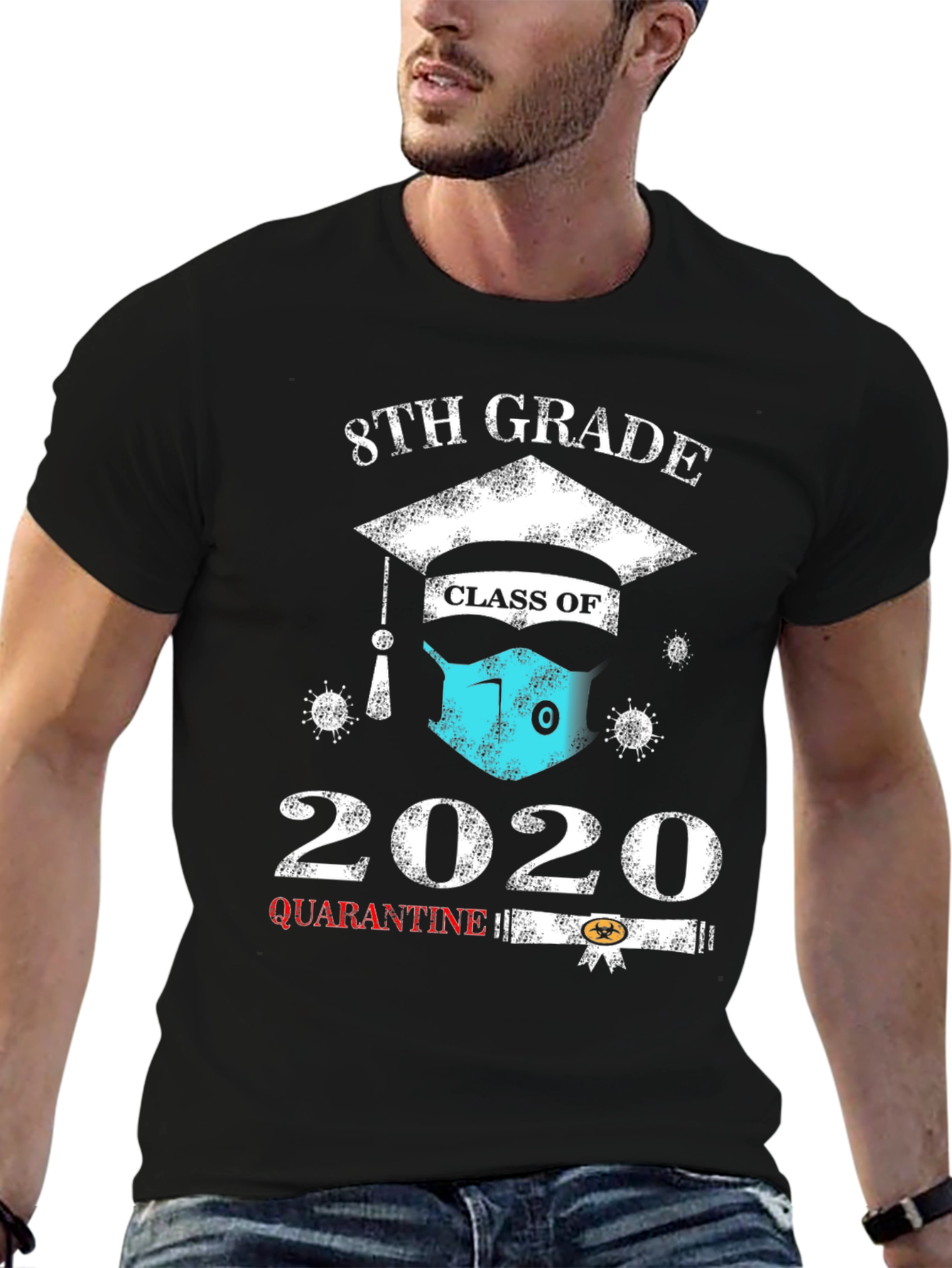 8th Grade 2020 Quarantine Graduation T-Shirt