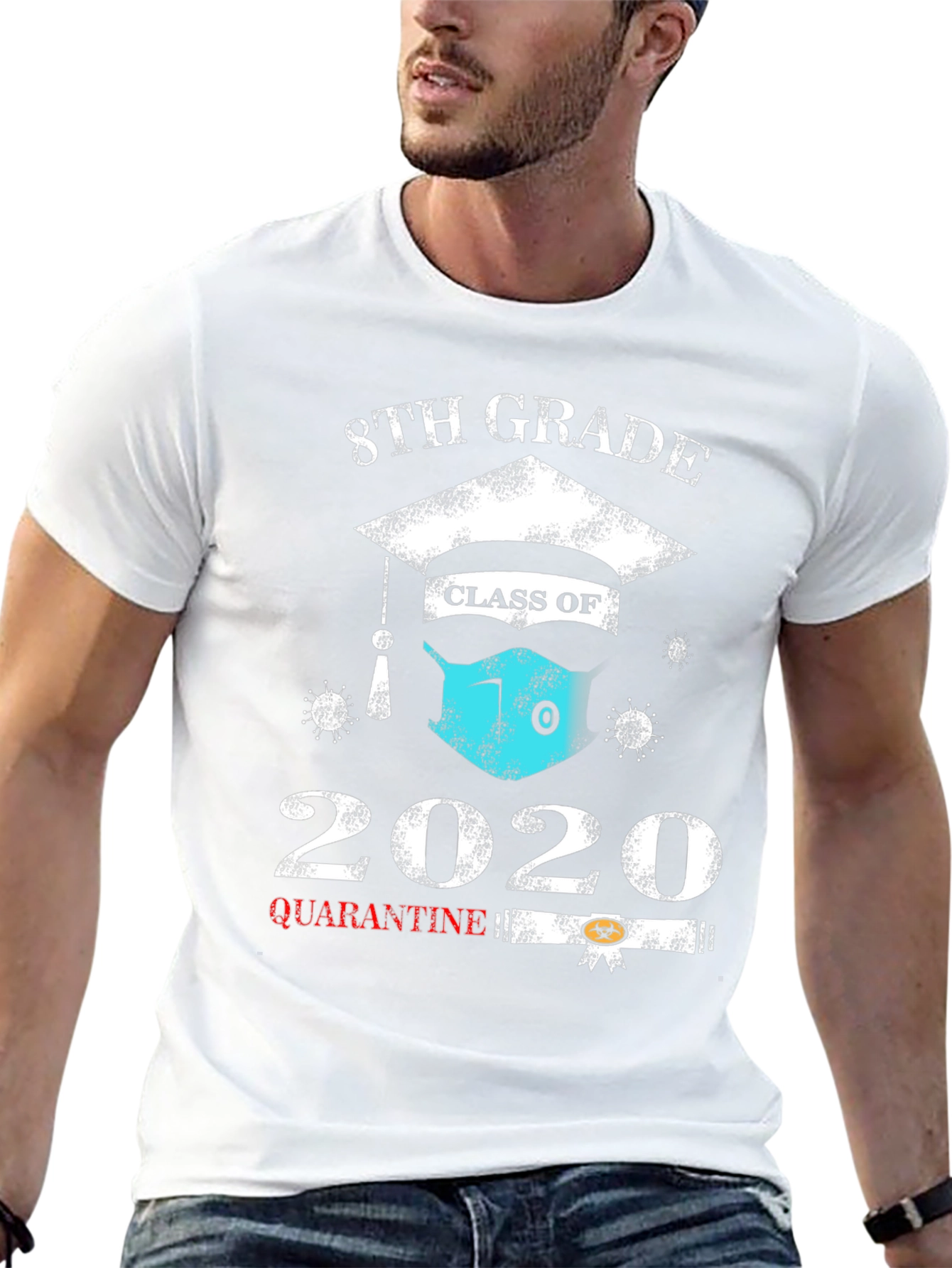 8th Grade 2020 Quarantine Graduation T-Shirt