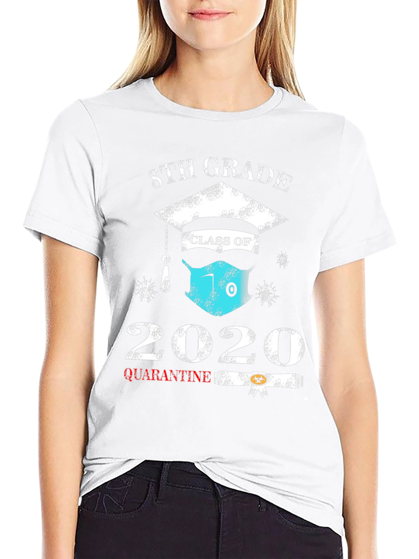 8th Grade 2020 Quarantine Graduation T-Shirt
