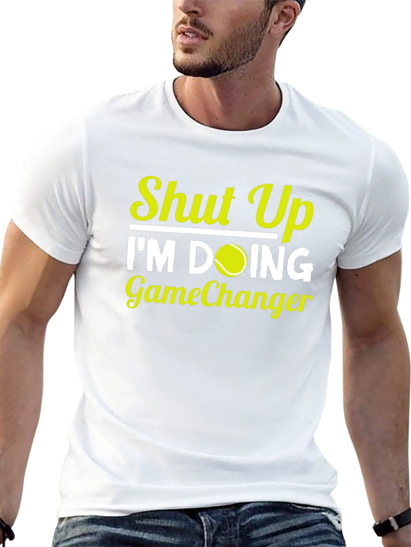 Shut Up Im Doing GameChanger T-Shirt Tennis Player Gift