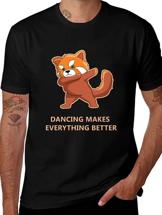 Dancing Red Panda T-Shirt - Makes Everything Better