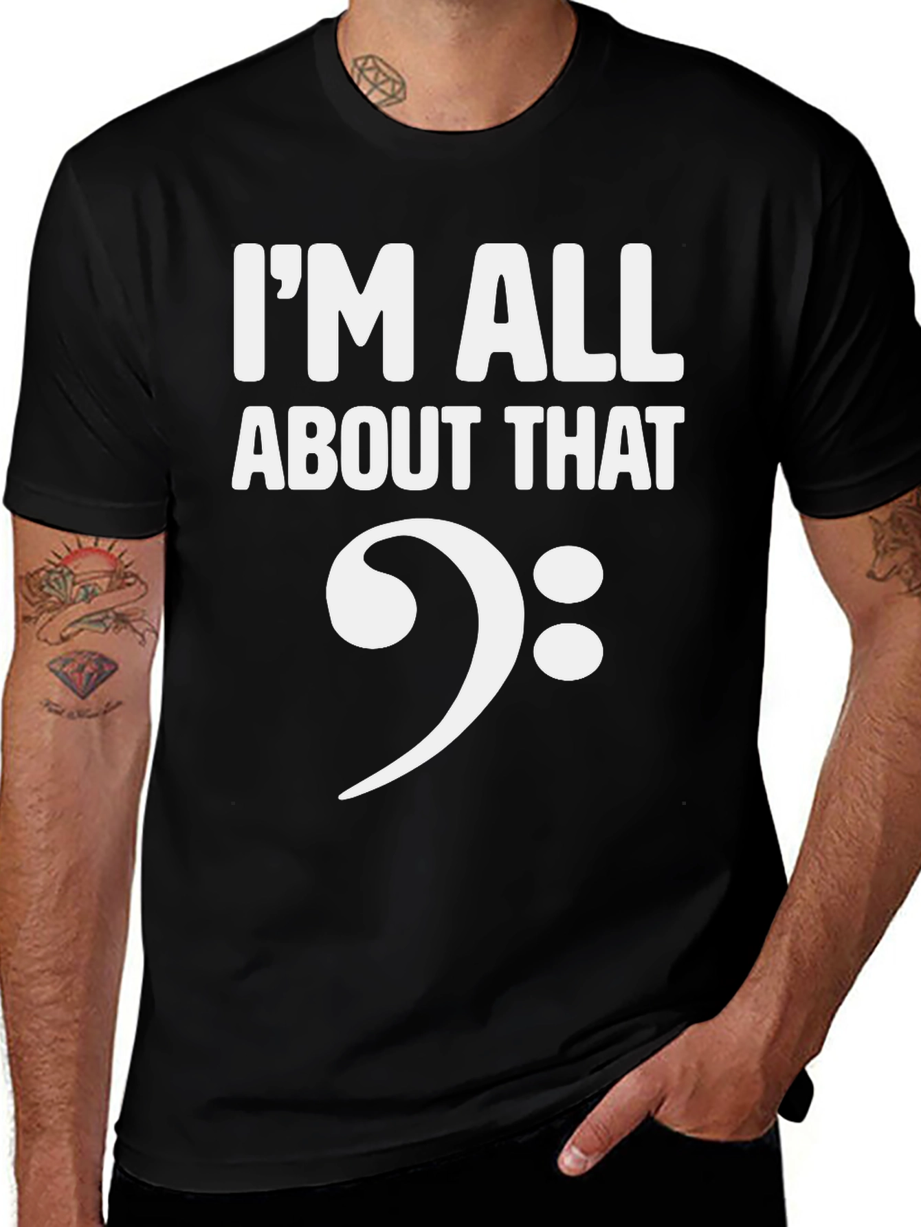 Im All About That Bass Clef T-Shirt