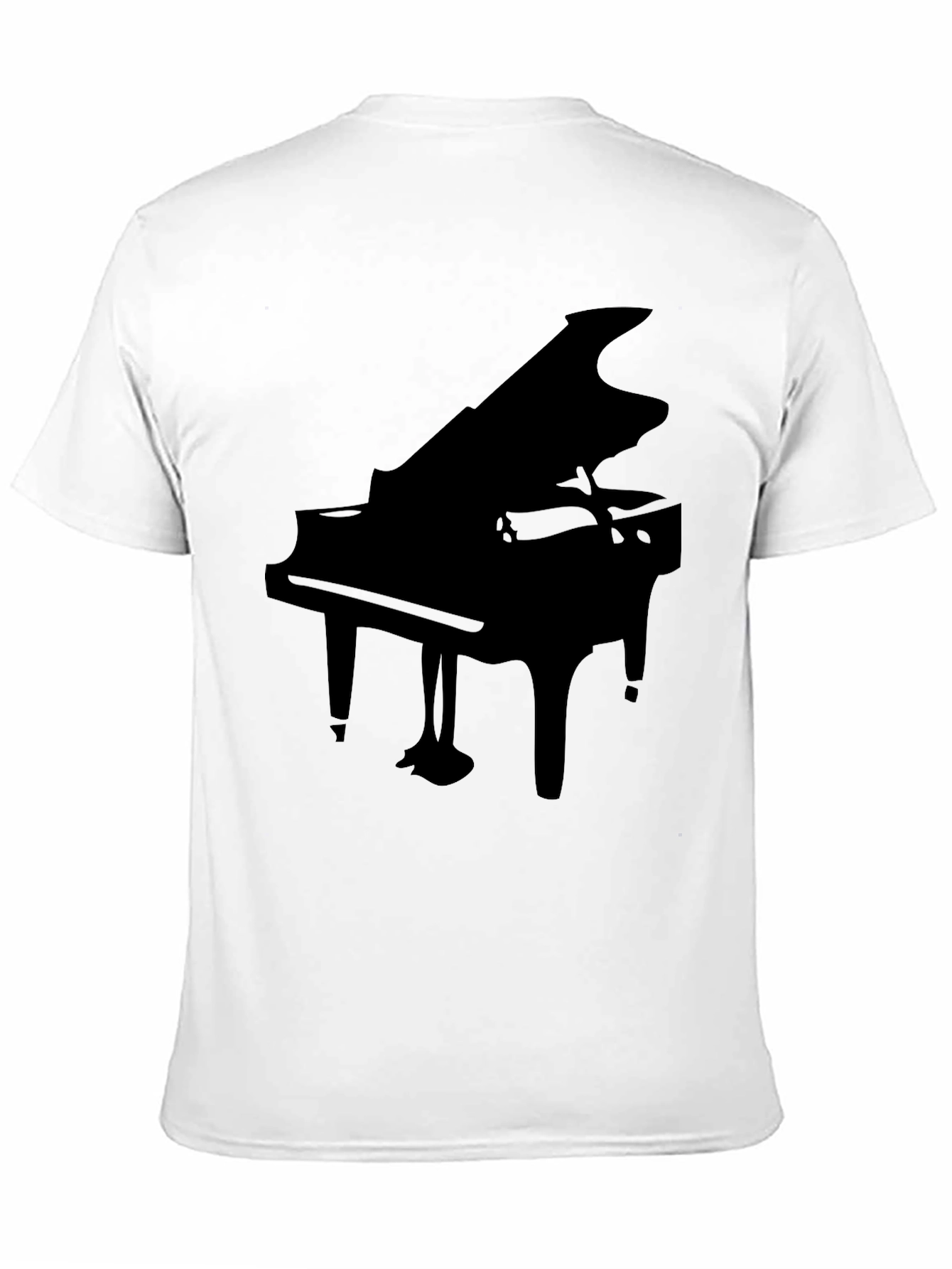 Grand Piano Graphic Tee - Music Lover Shirt