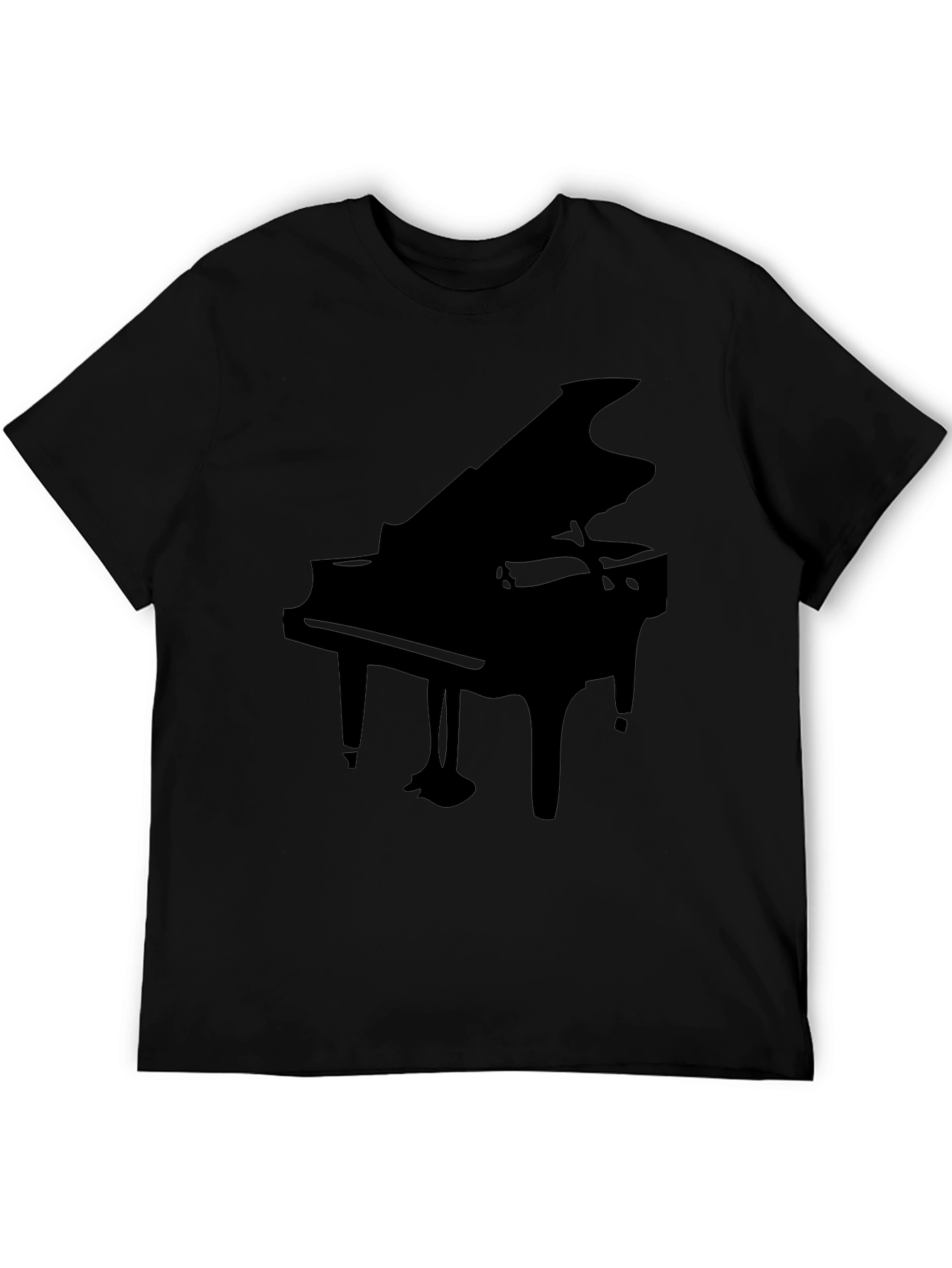 Grand Piano Graphic Tee - Music Lover Shirt