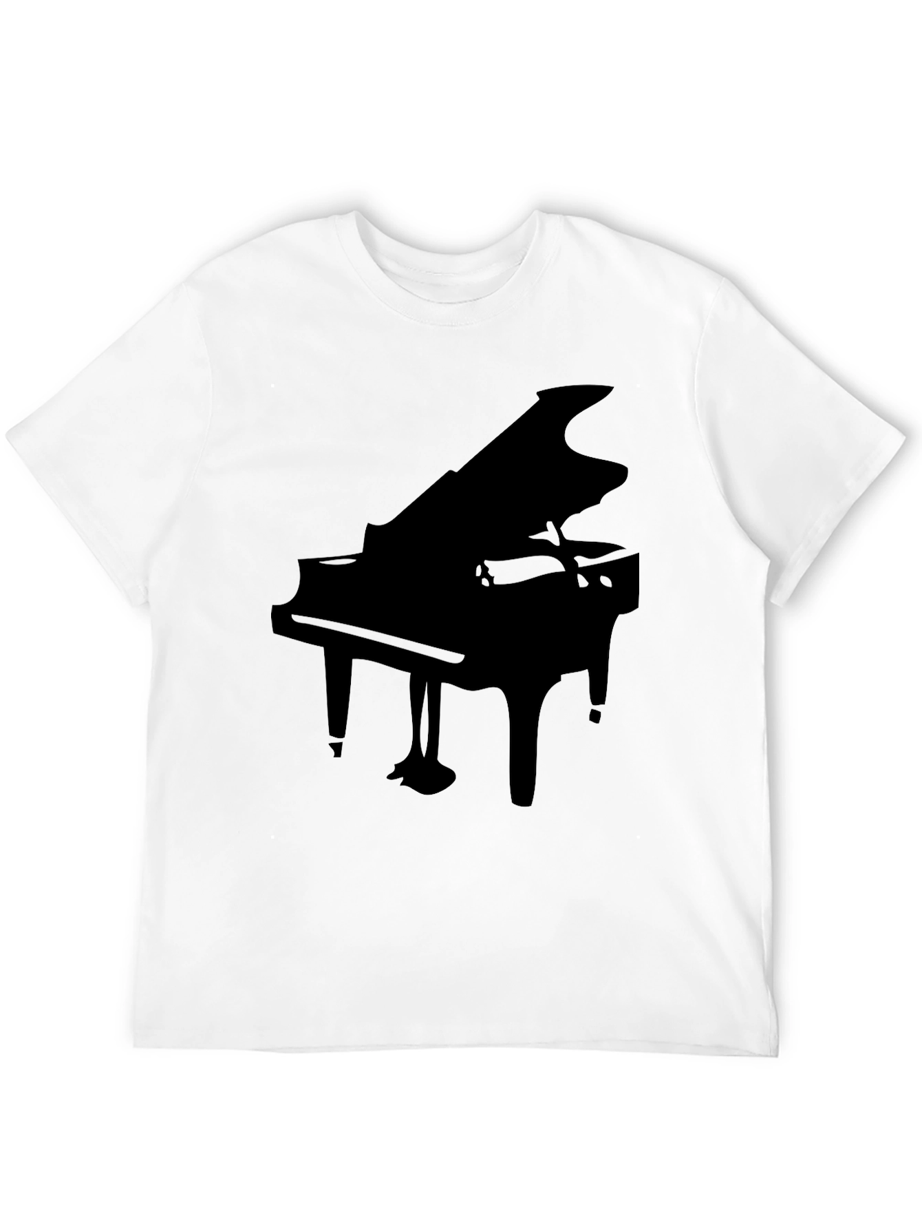 Grand Piano Graphic Tee - Music Lover Shirt