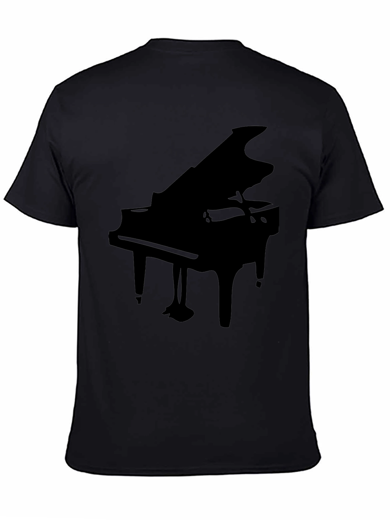 Grand Piano Graphic Tee - Music Lover Shirt