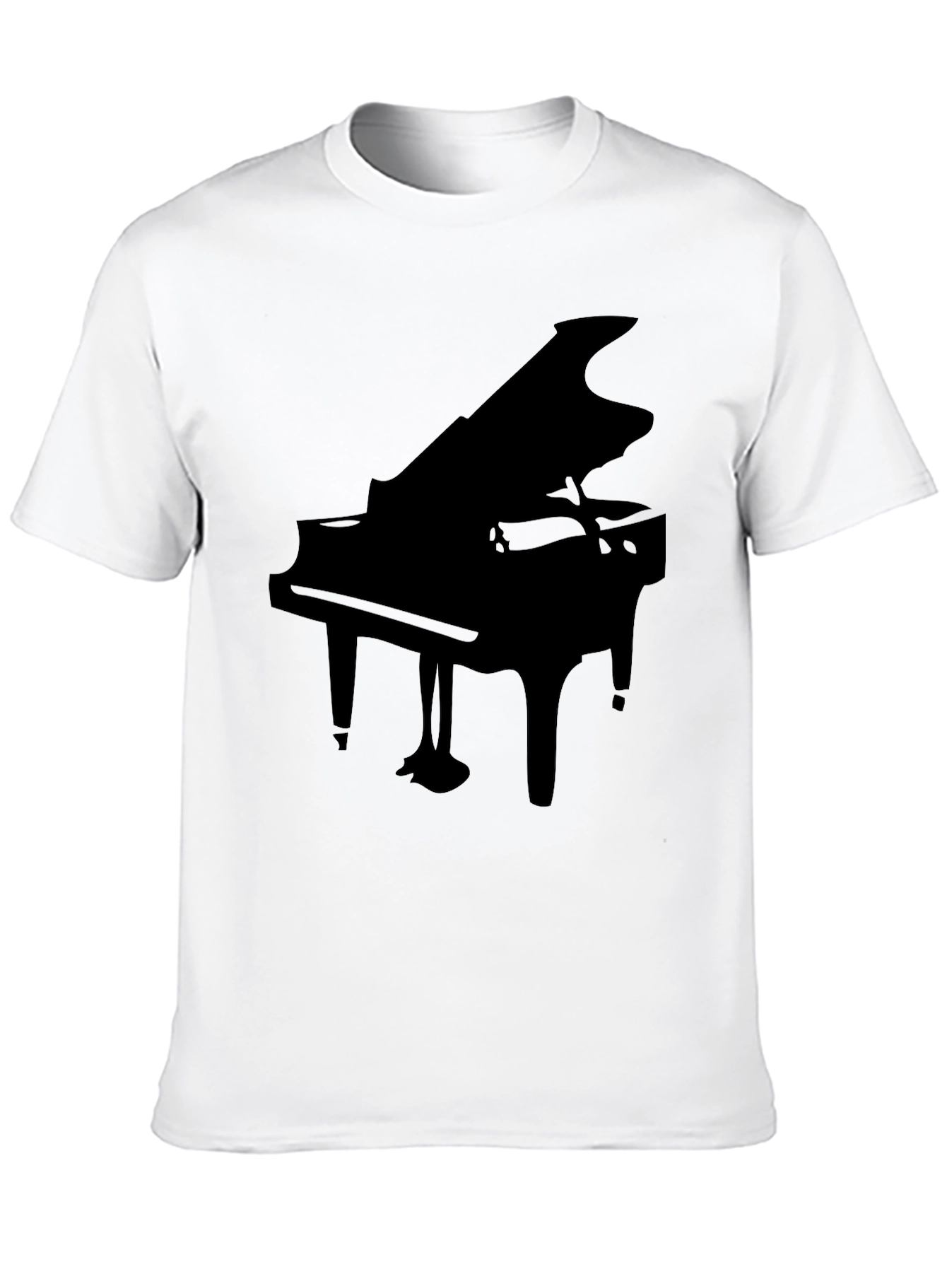 Grand Piano Graphic Tee - Music Lover Shirt