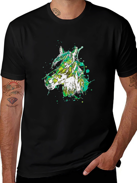 Abstract Horse Graphic Tee