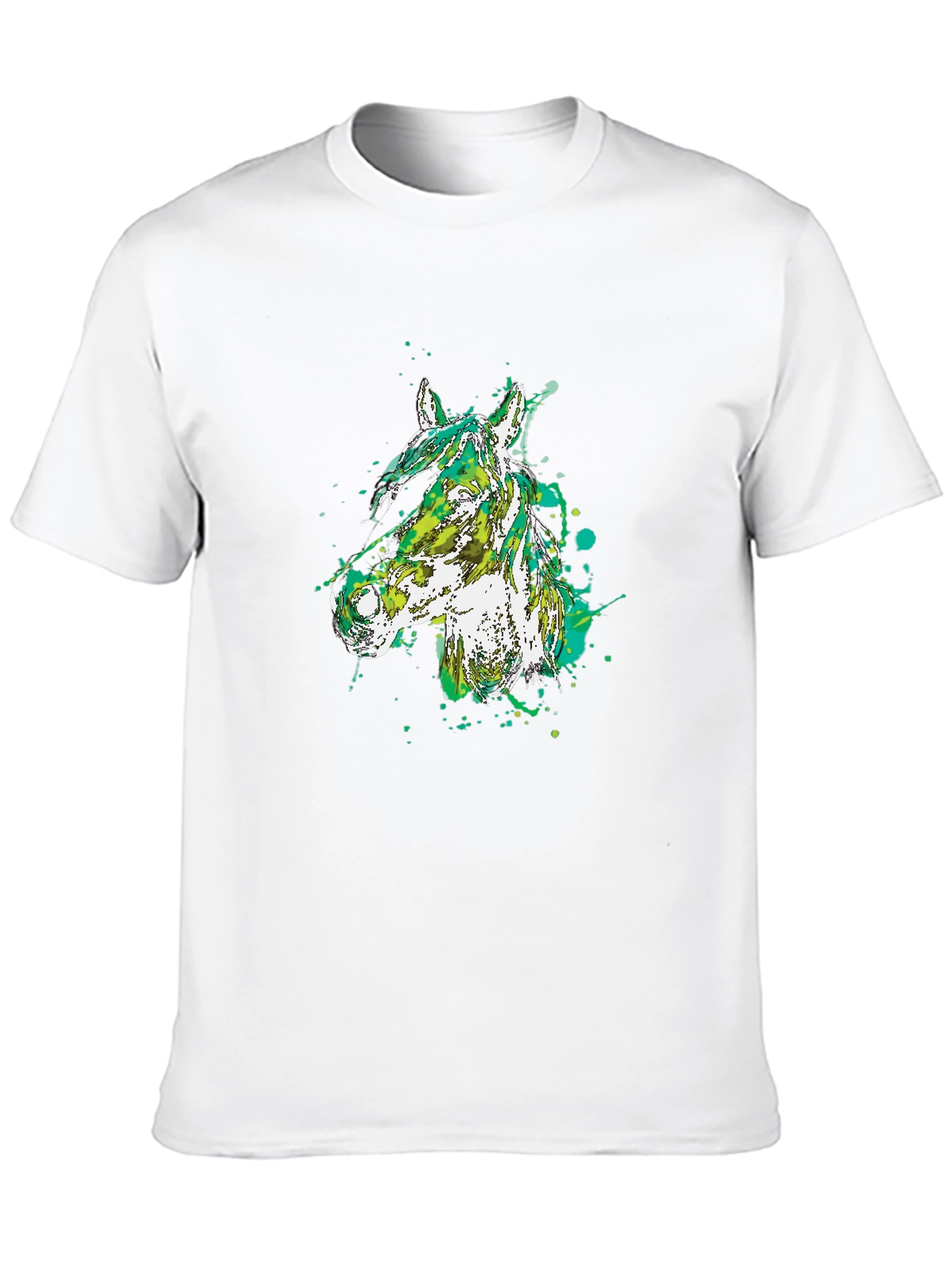 Abstract Horse Graphic Tee