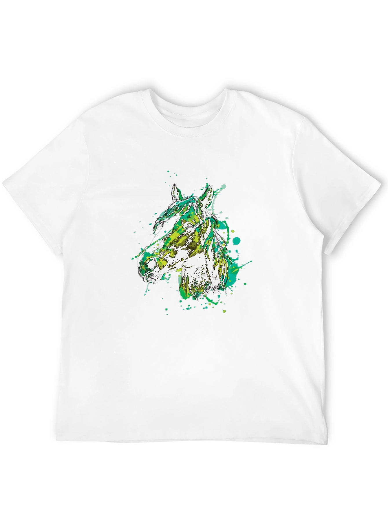 Abstract Horse Graphic Tee