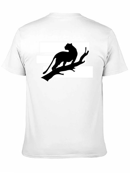Black Panther Graphic Tee - Cool Animal Design T-Shirt