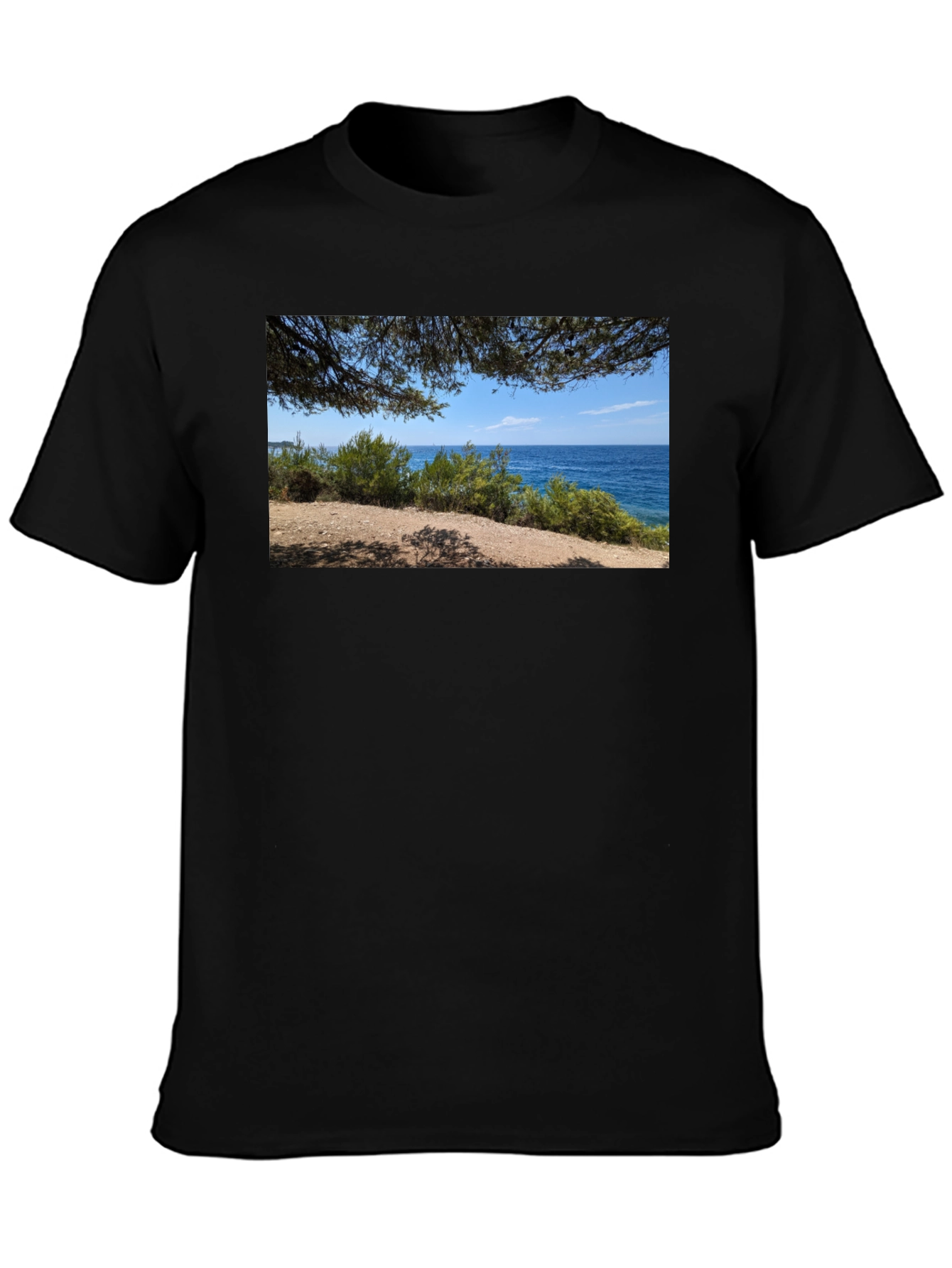 Scenic Coastline Graphic Tee