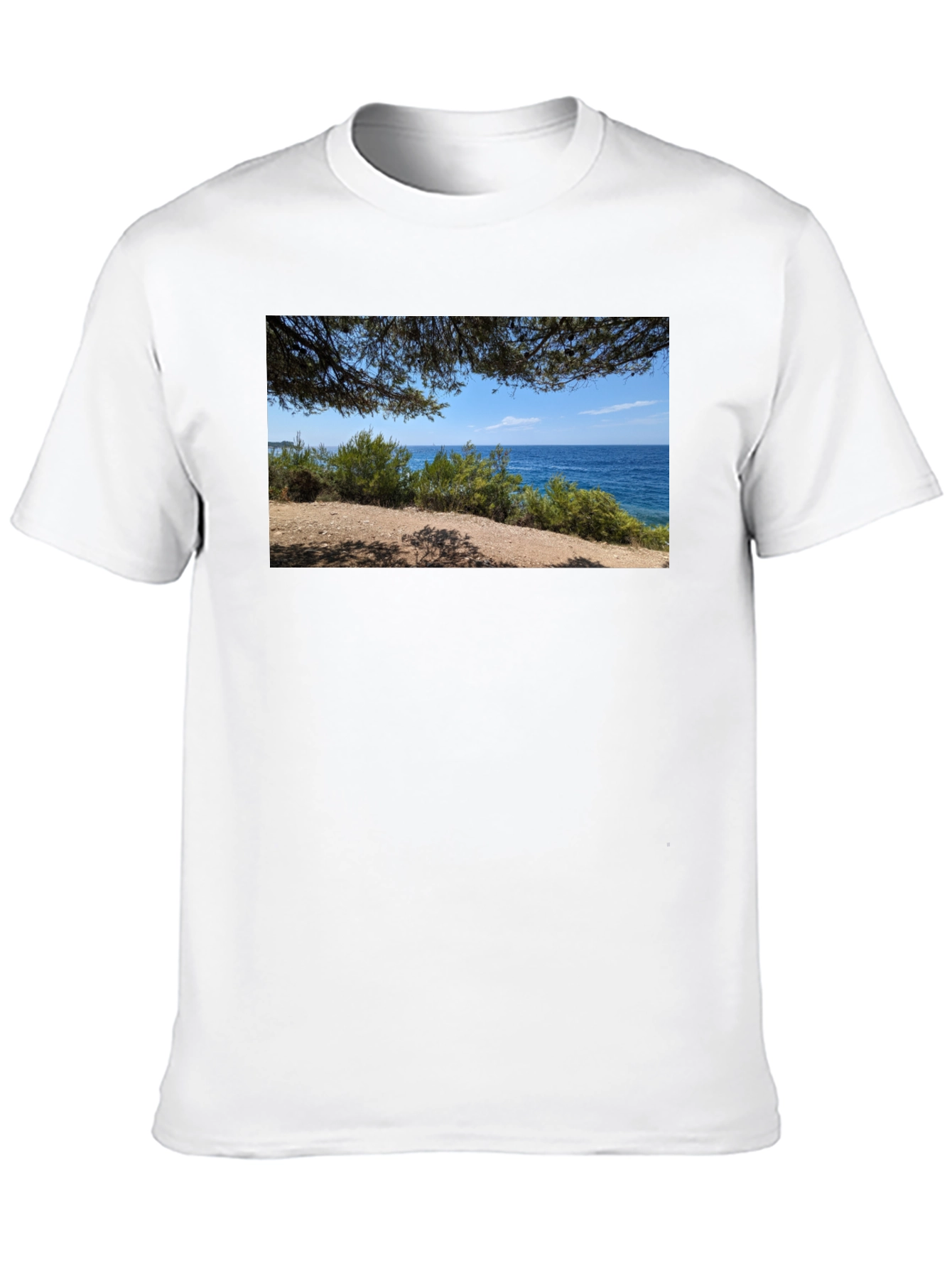 Scenic Coastline Graphic Tee