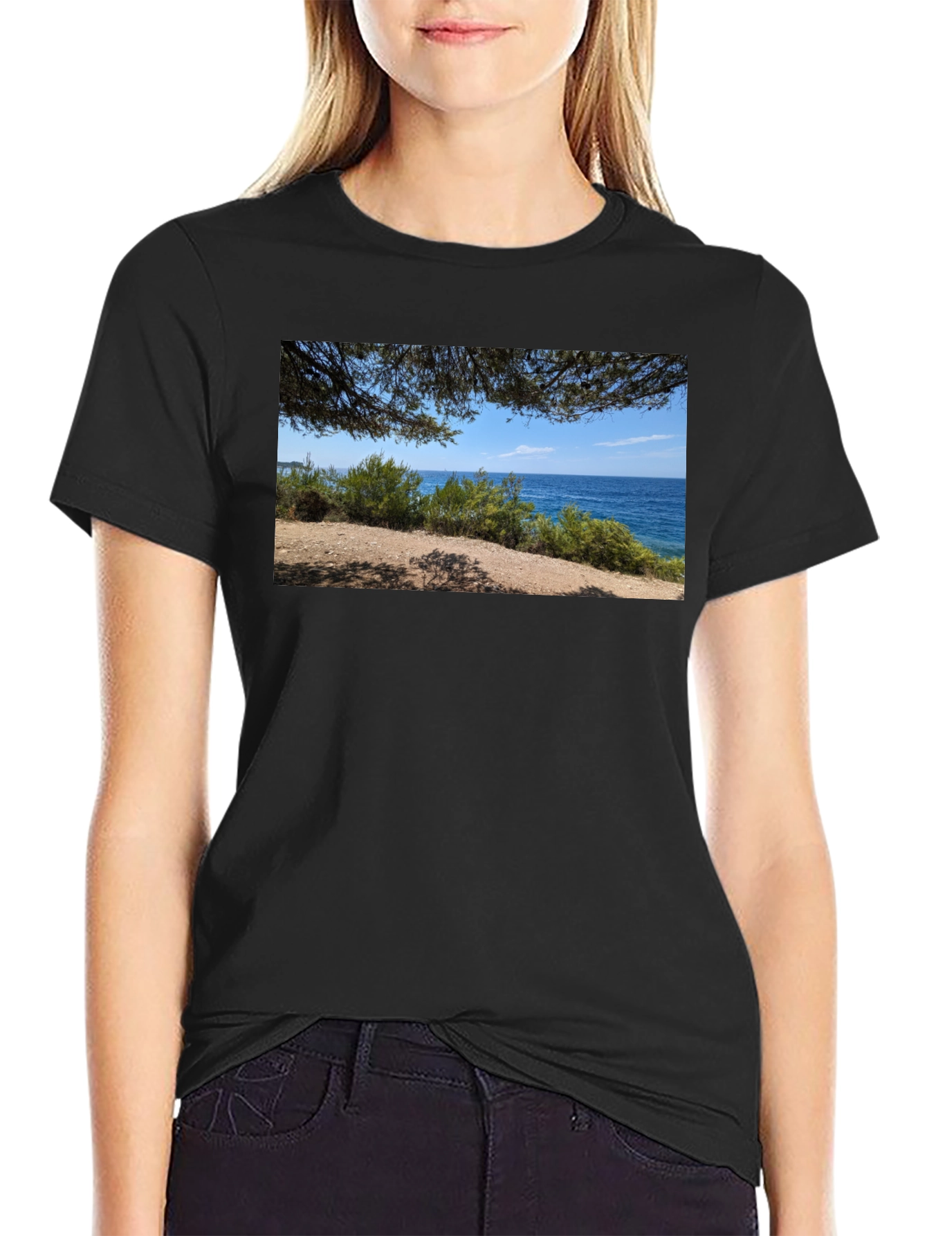 Scenic Coastline Graphic Tee