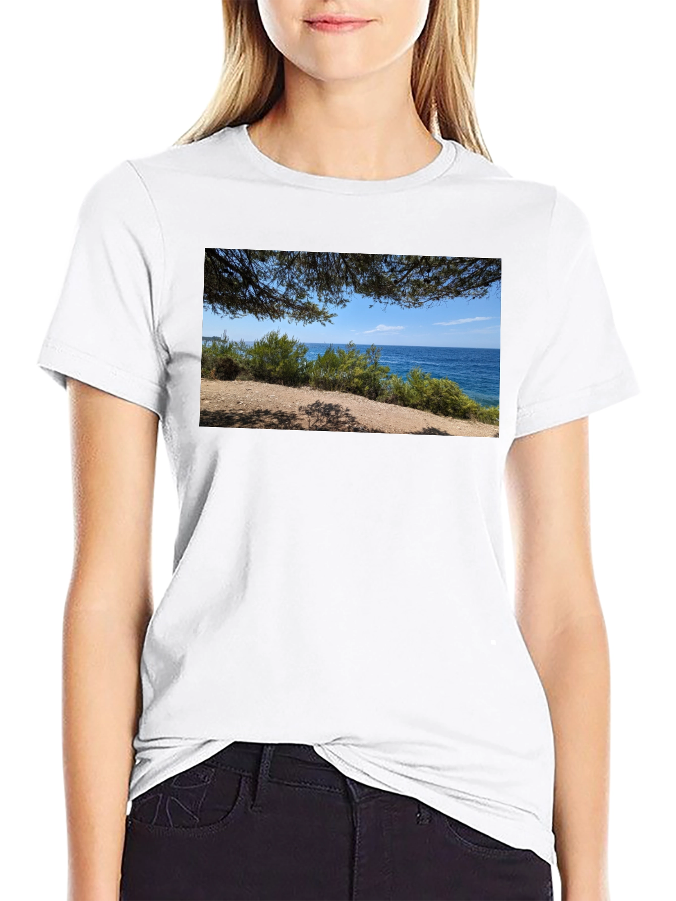 Scenic Coastline Graphic Tee