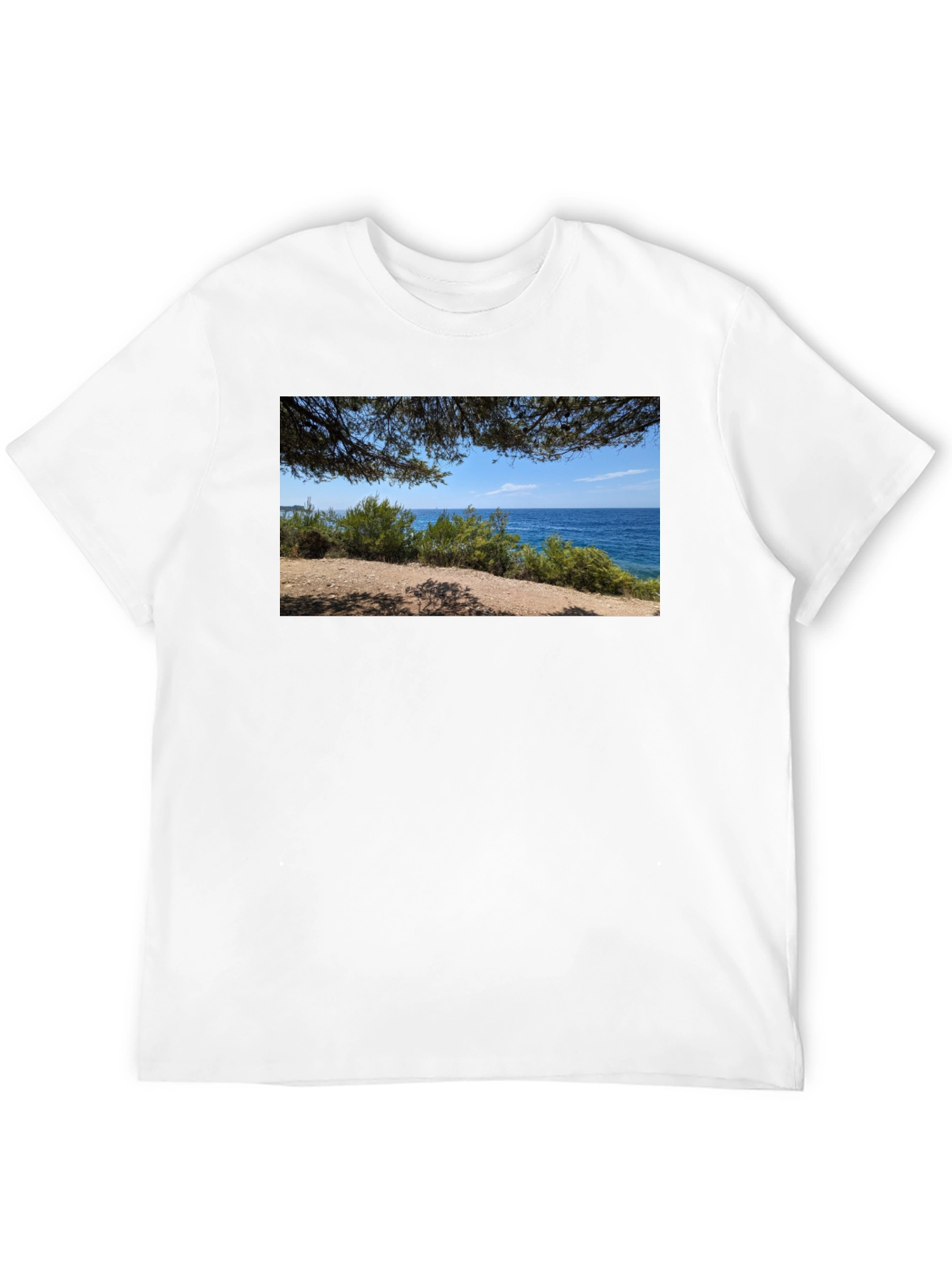 Scenic Coastline Graphic Tee