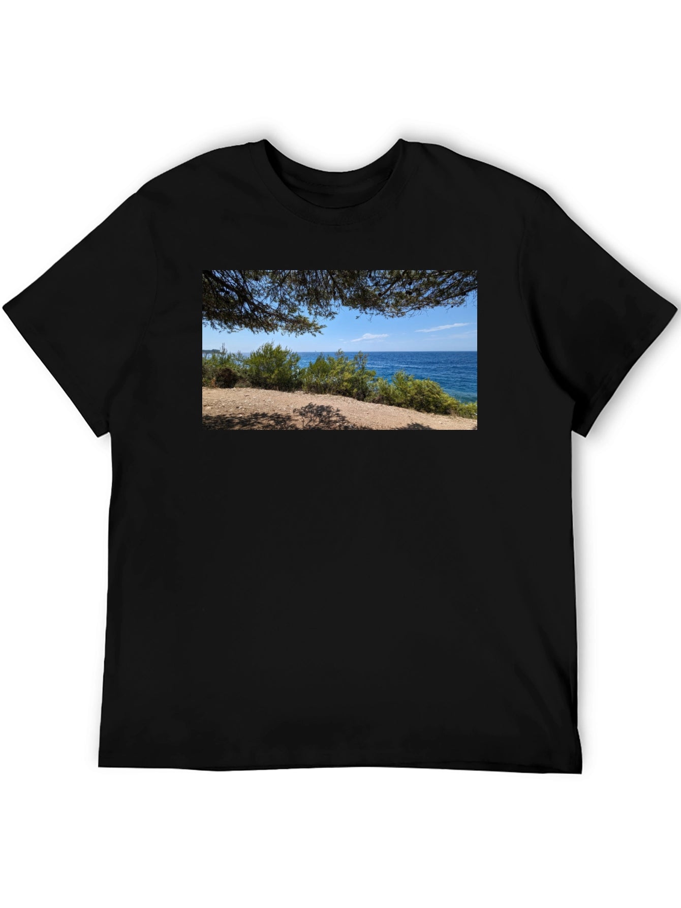 Scenic Coastline Graphic Tee