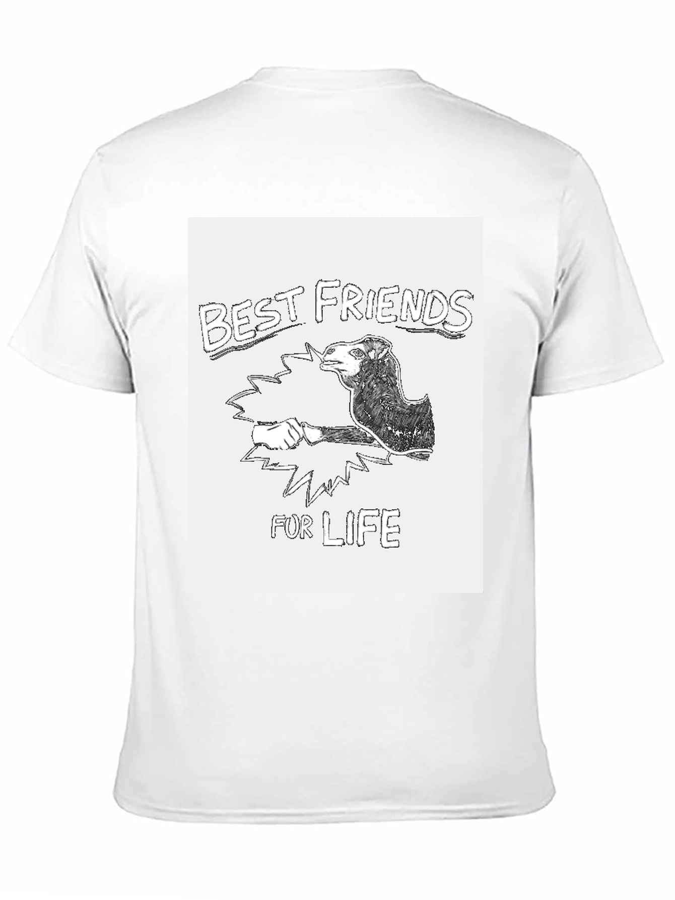 Best Friends For Life Graphic Tee - Black