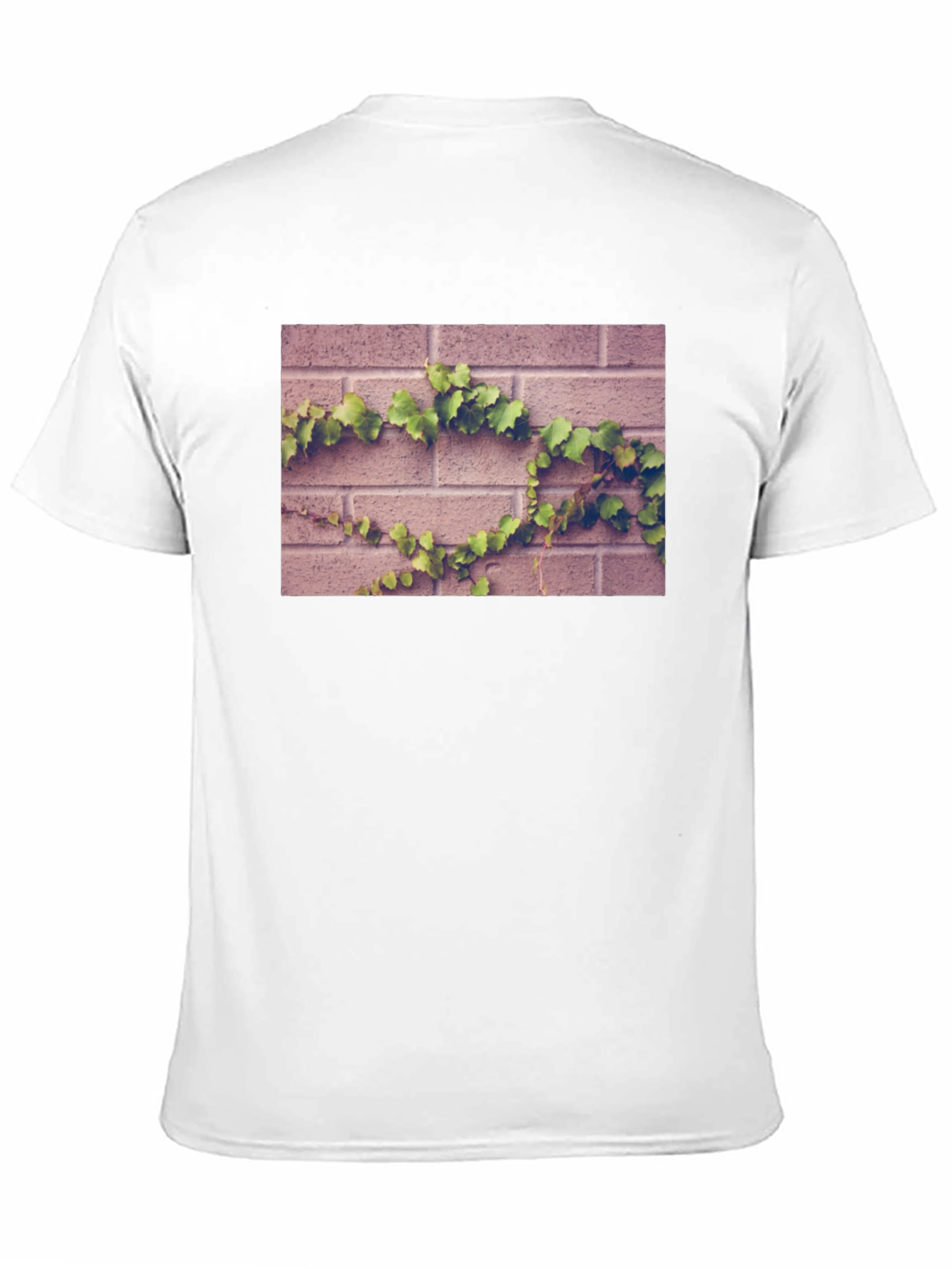 Brick Wall Vines Graphic T-Shirt