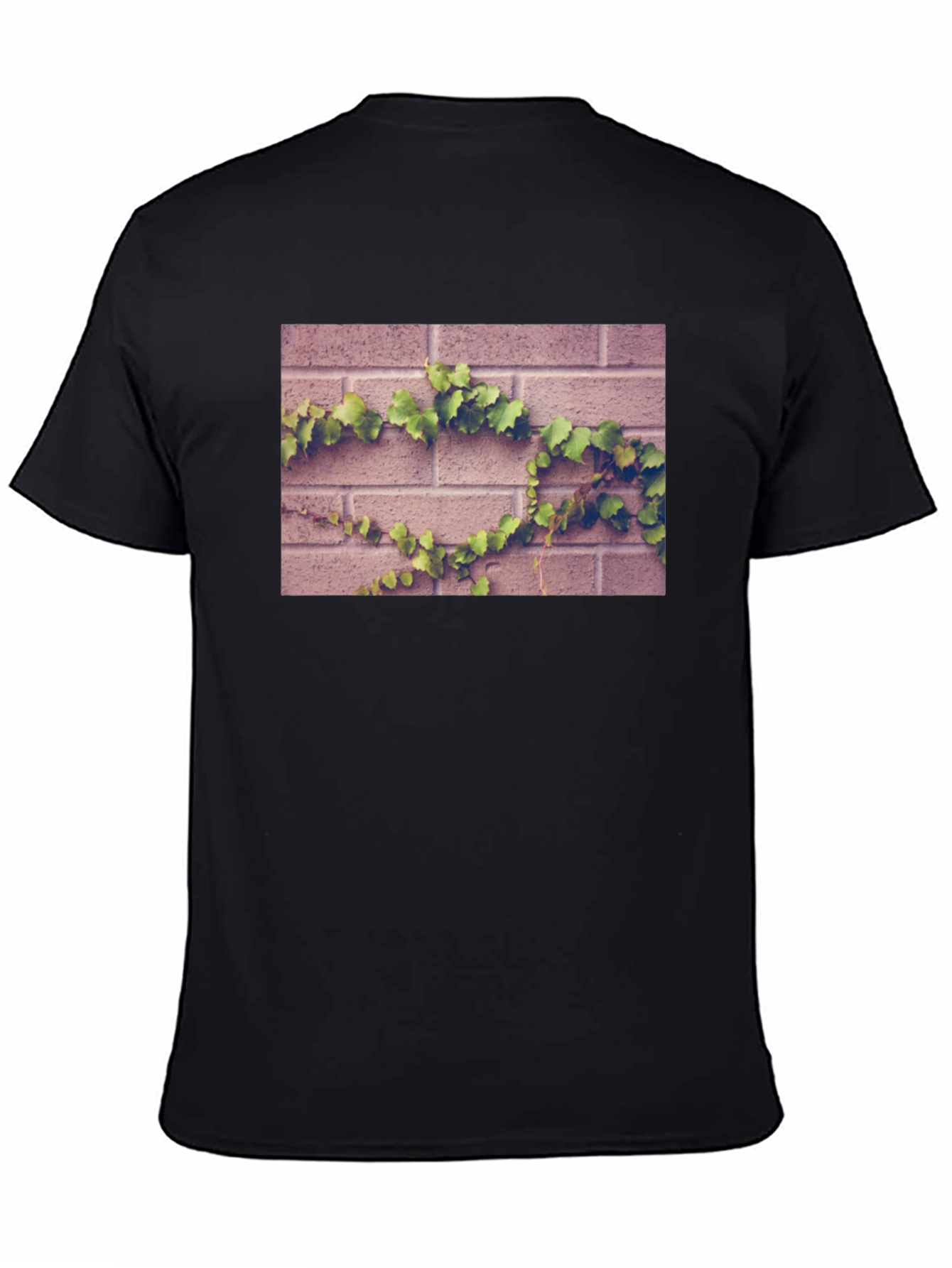 Brick Wall Vines Graphic T-Shirt