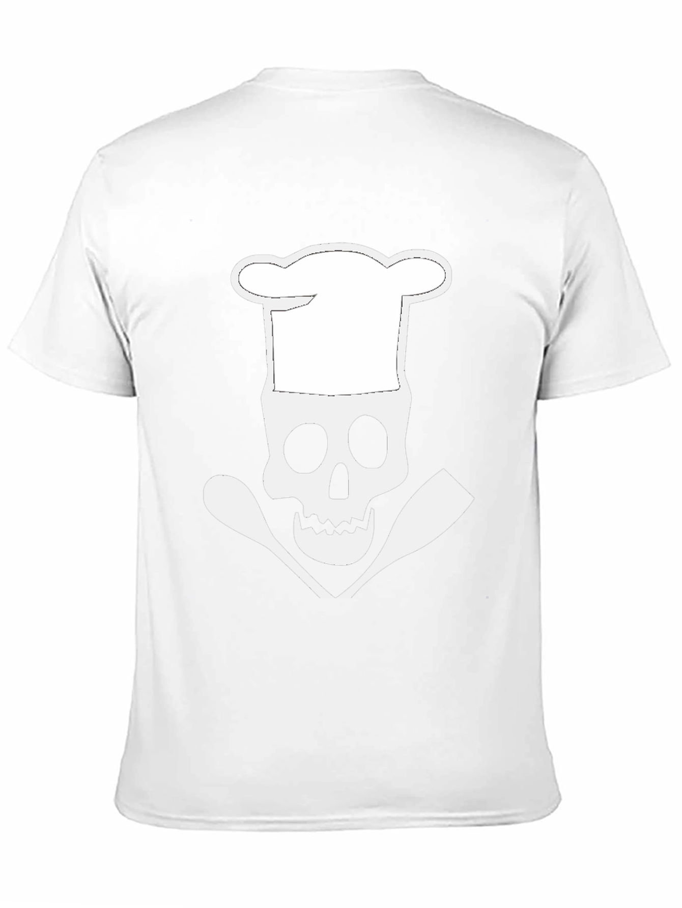 Chef Skull Graphic Tee - Culinary Skeleton T-Shirt