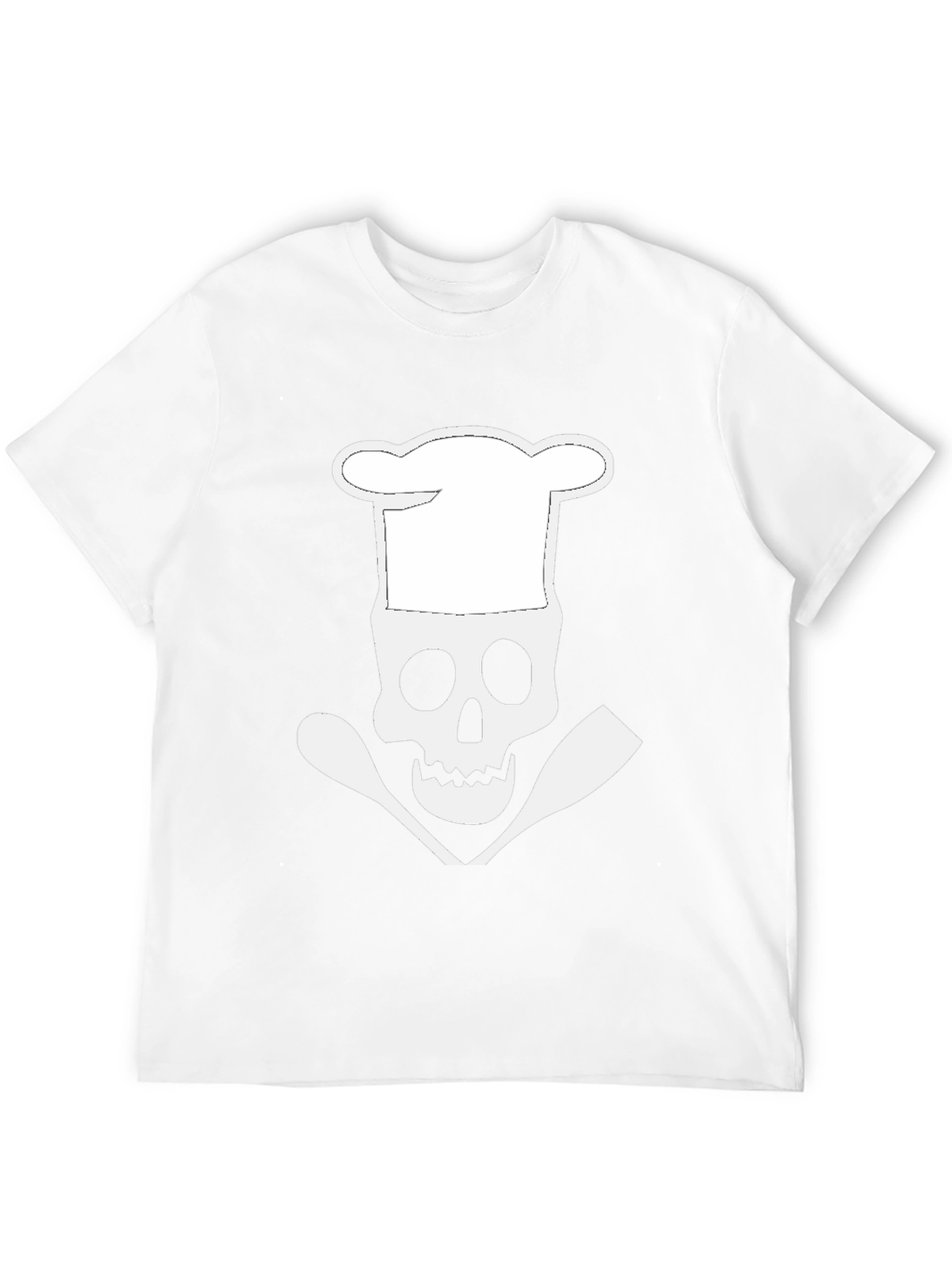Chef Skull Graphic Tee - Culinary Skeleton T-Shirt