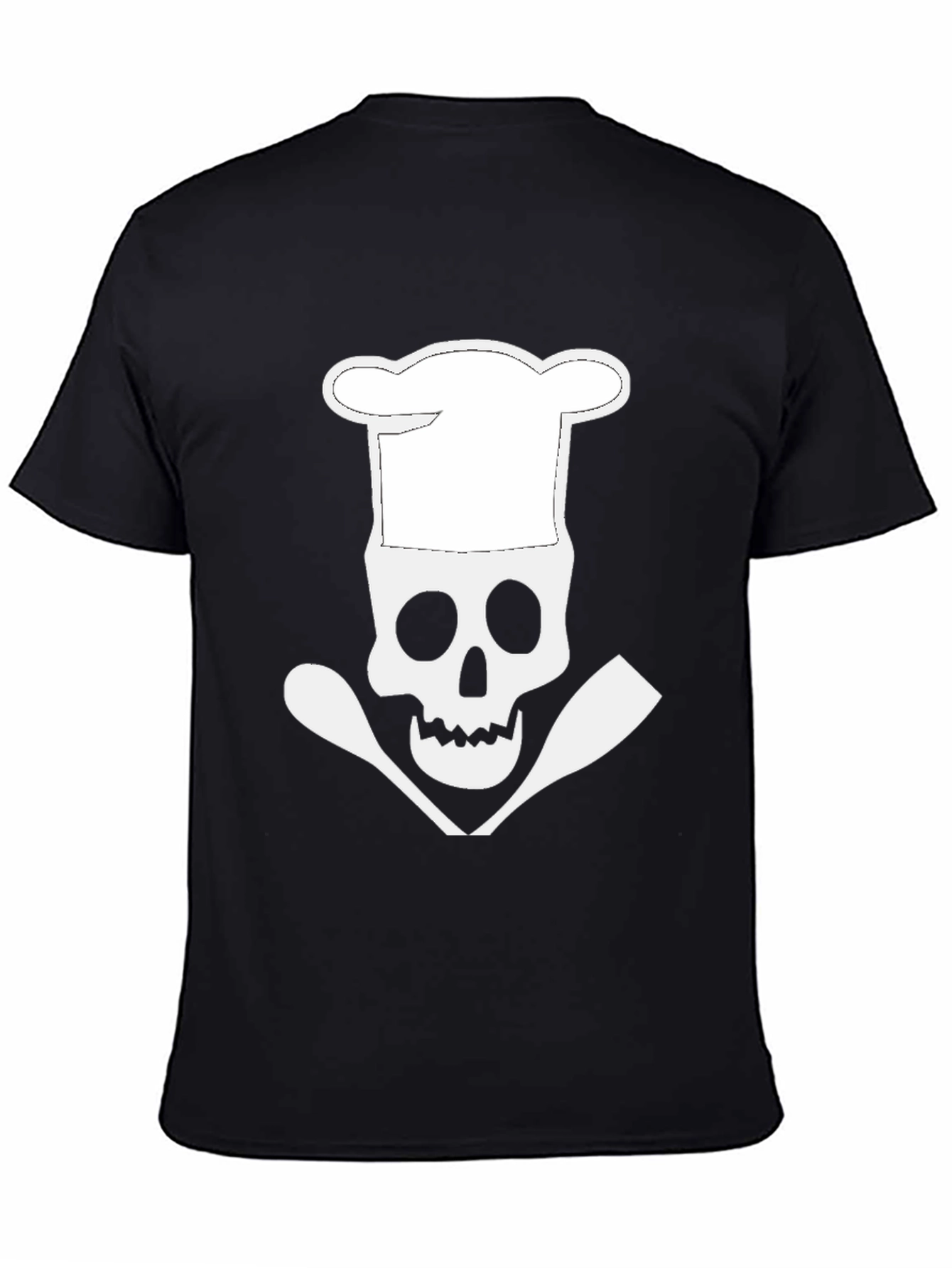 Chef Skull Graphic Tee - Culinary Skeleton T-Shirt