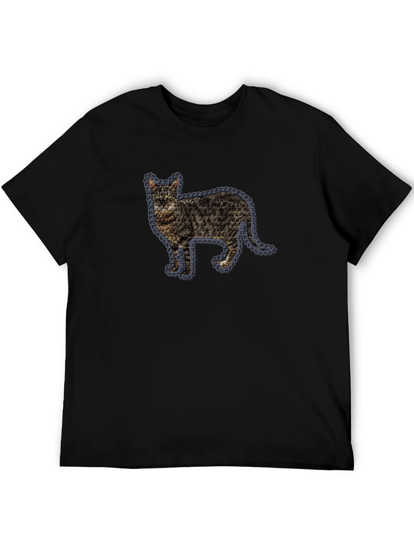 Cat Lovers Black T-Shirt