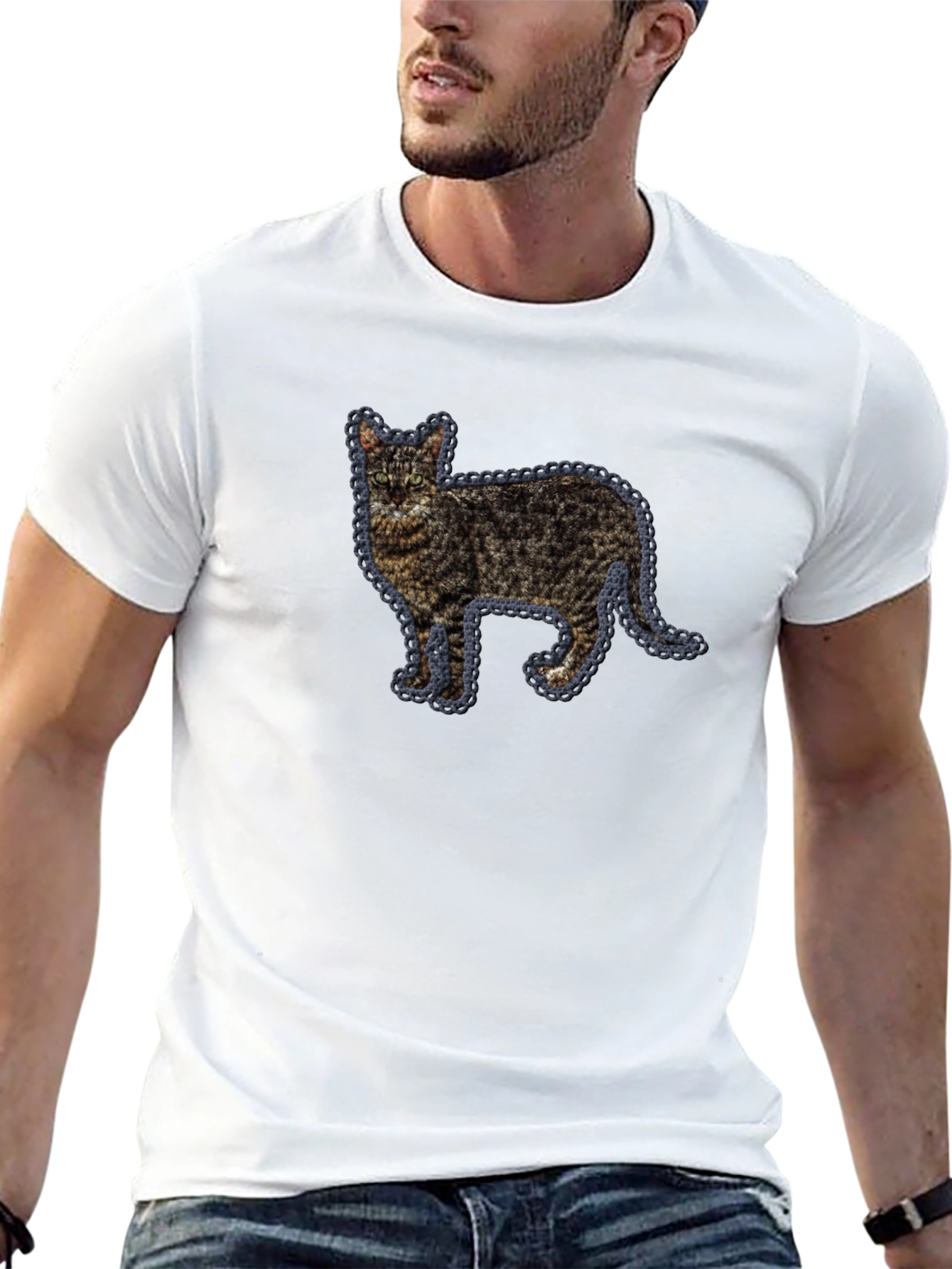 Cat Lovers Black T-Shirt