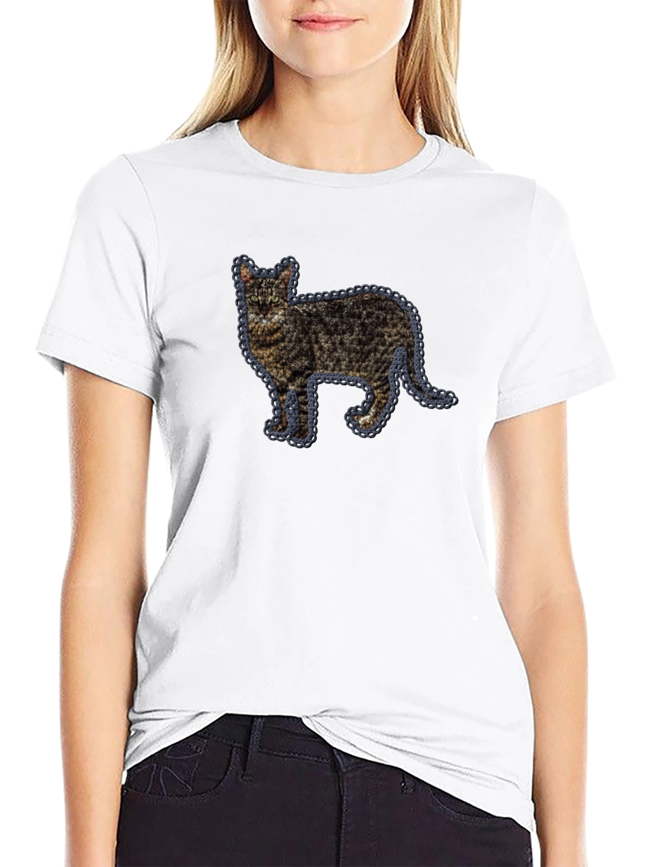 Cat Lovers Black T-Shirt