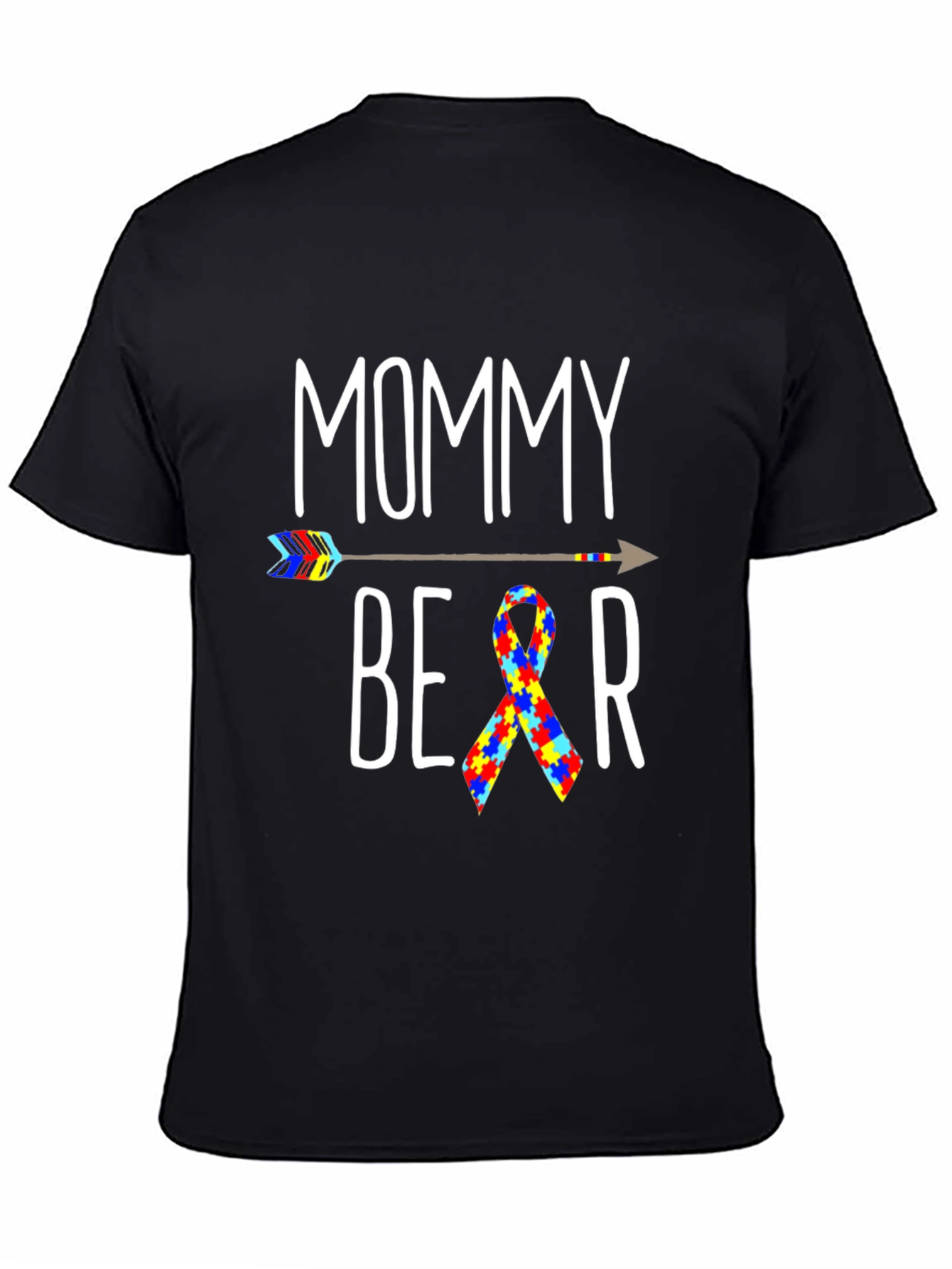 Mommy Bear Autism Awareness T-Shirt