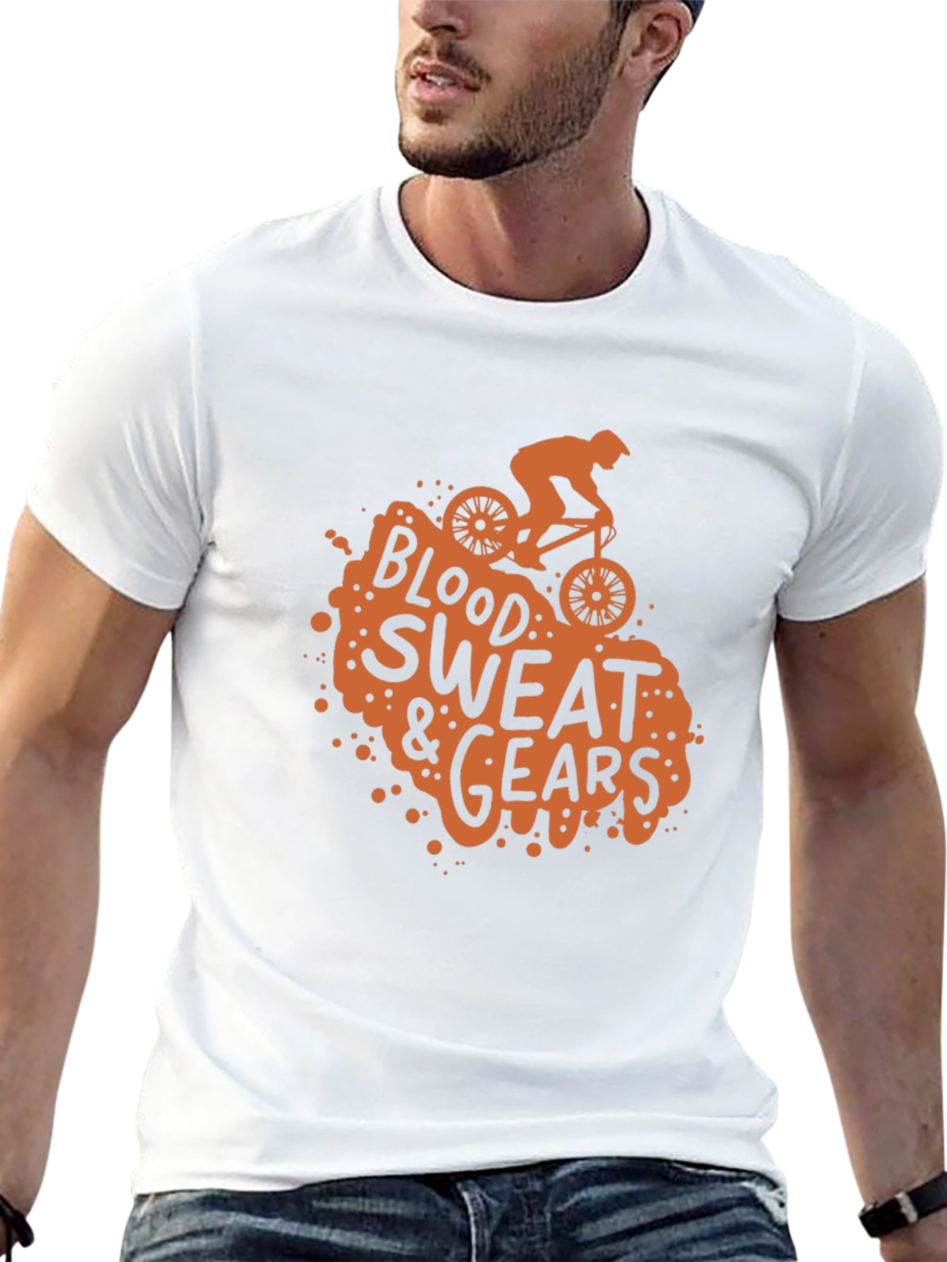 Blood Sweat & Gears Mountain Bike Graphic T-Shirt