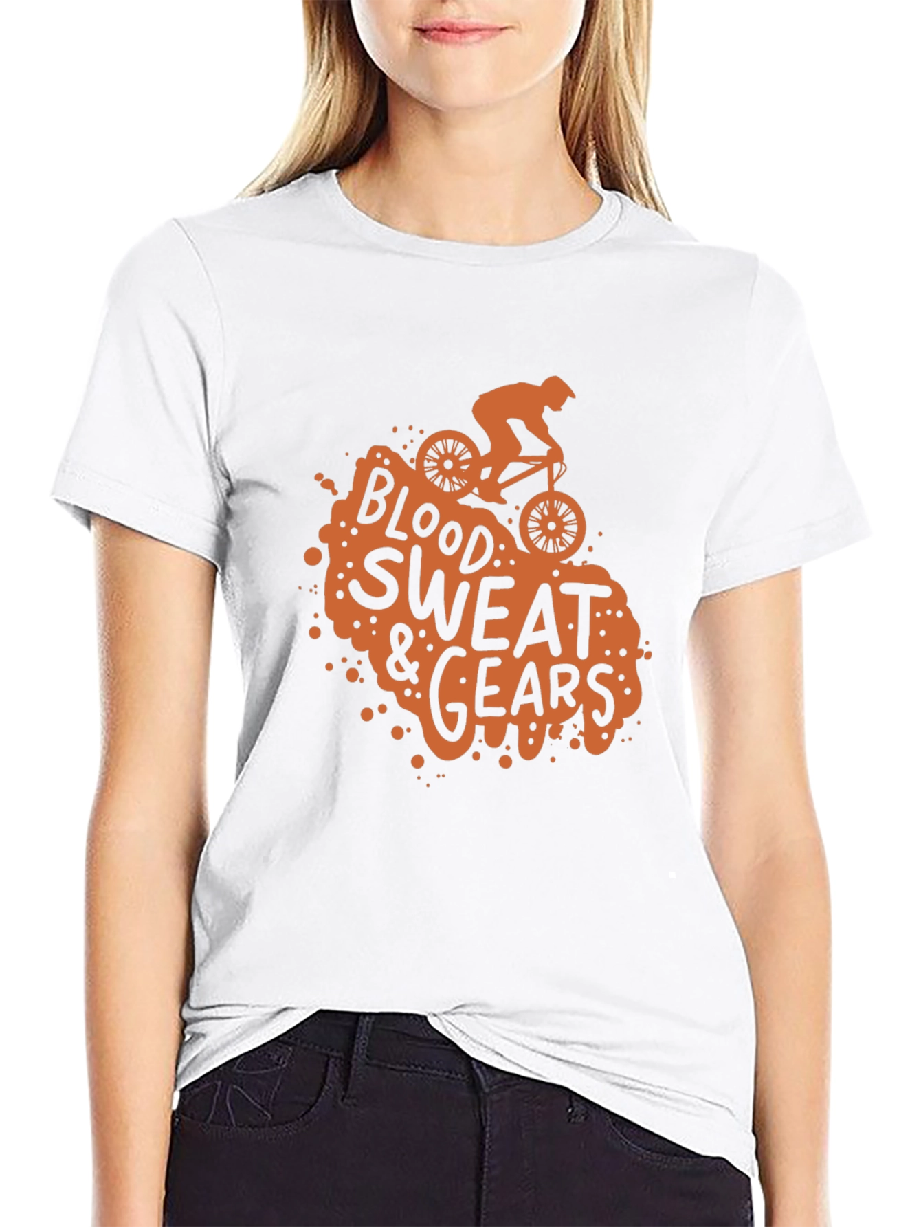 Blood Sweat & Gears Mountain Bike Graphic T-Shirt