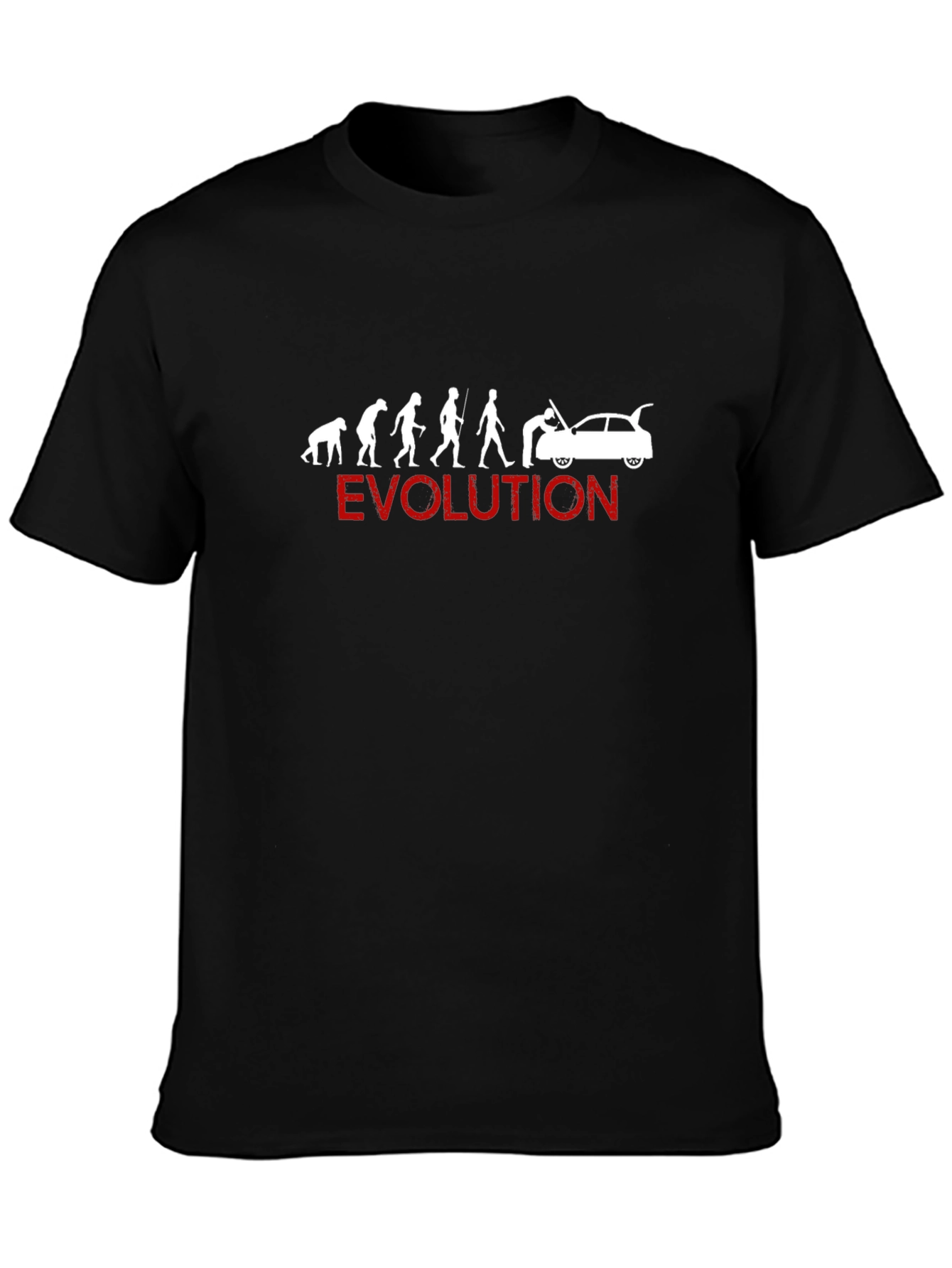 Evolution Car Repair T-Shirt - Black