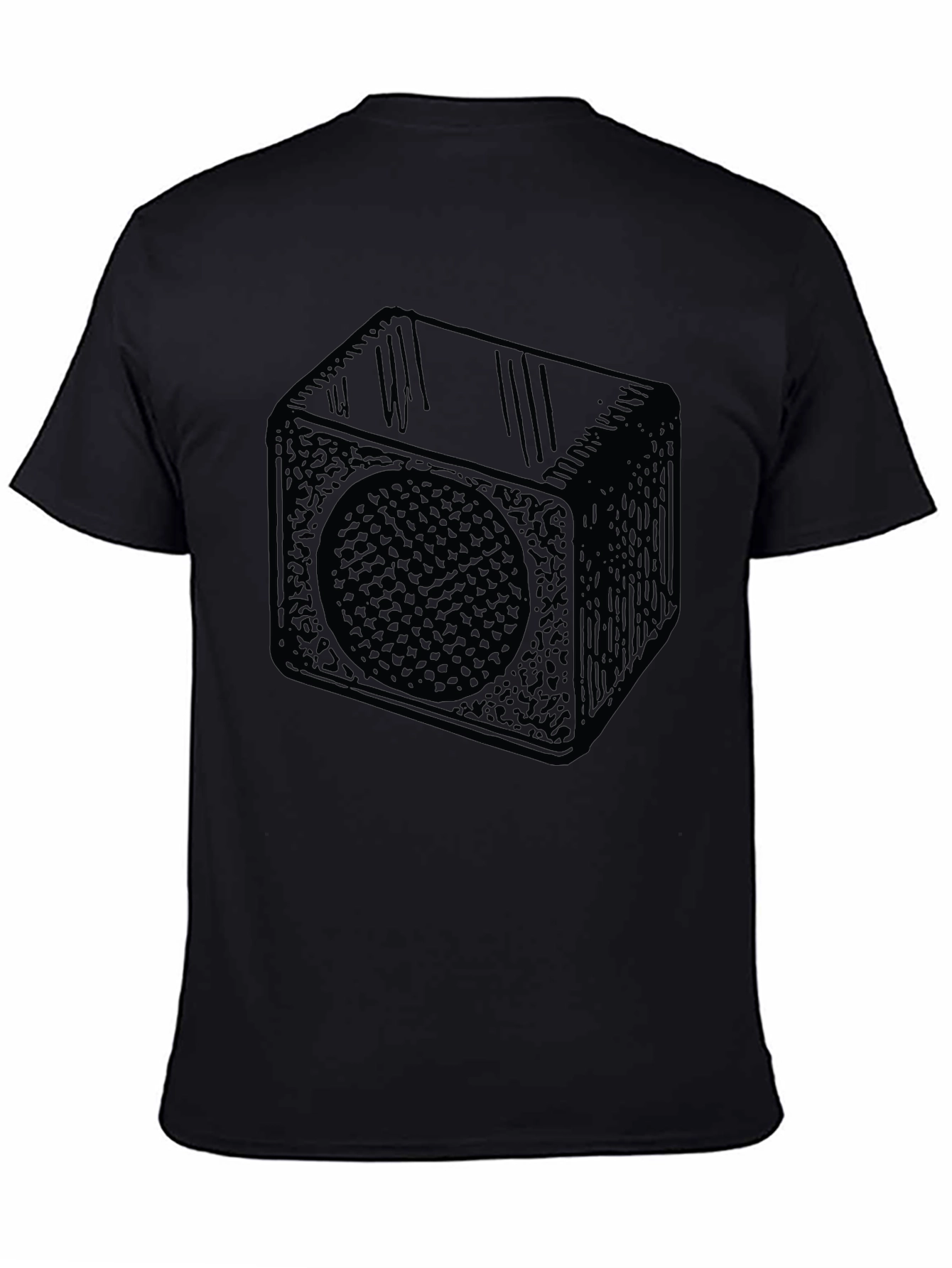 Geometric Speaker T-Shirt - Cool Design