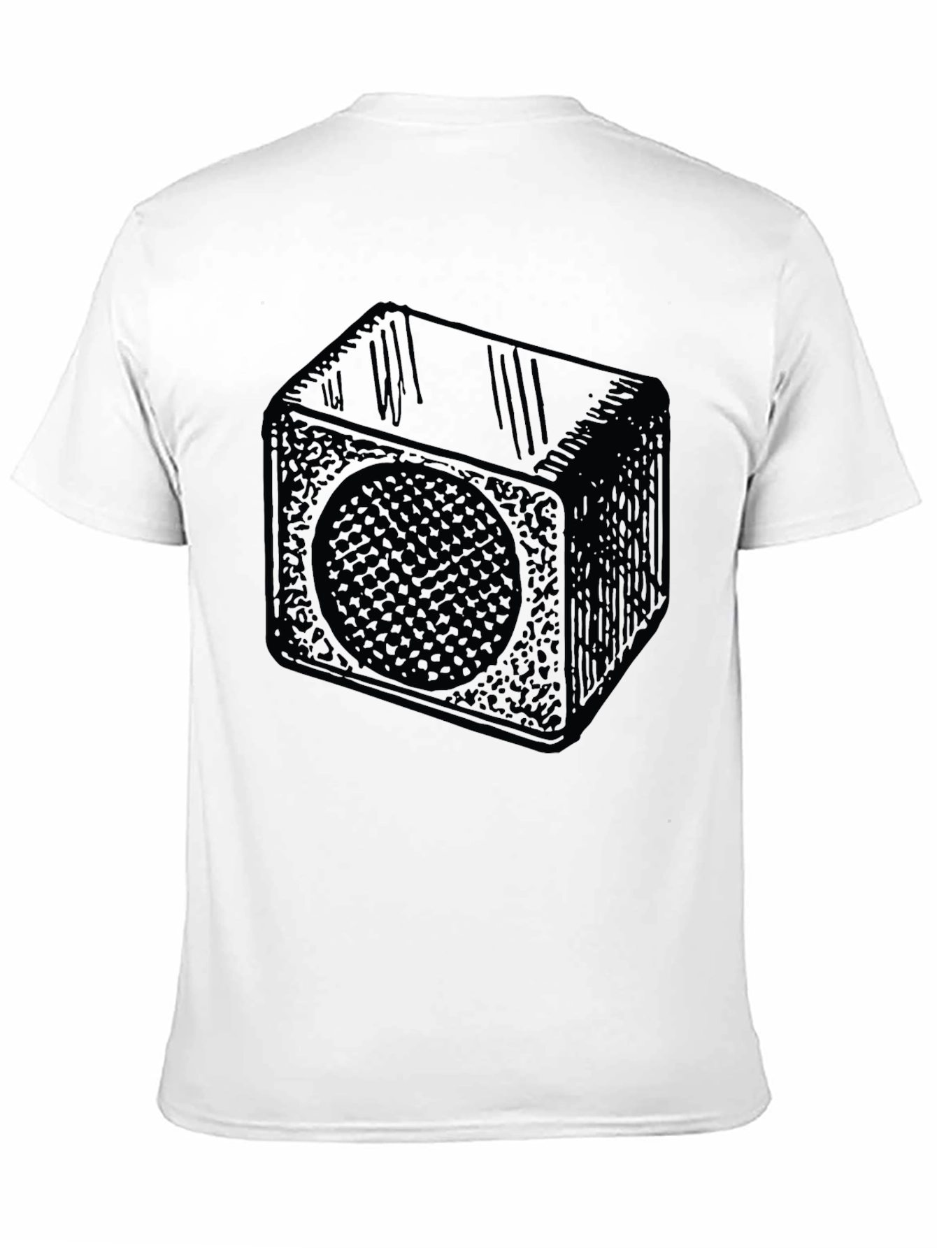 Geometric Speaker T-Shirt - Cool Design