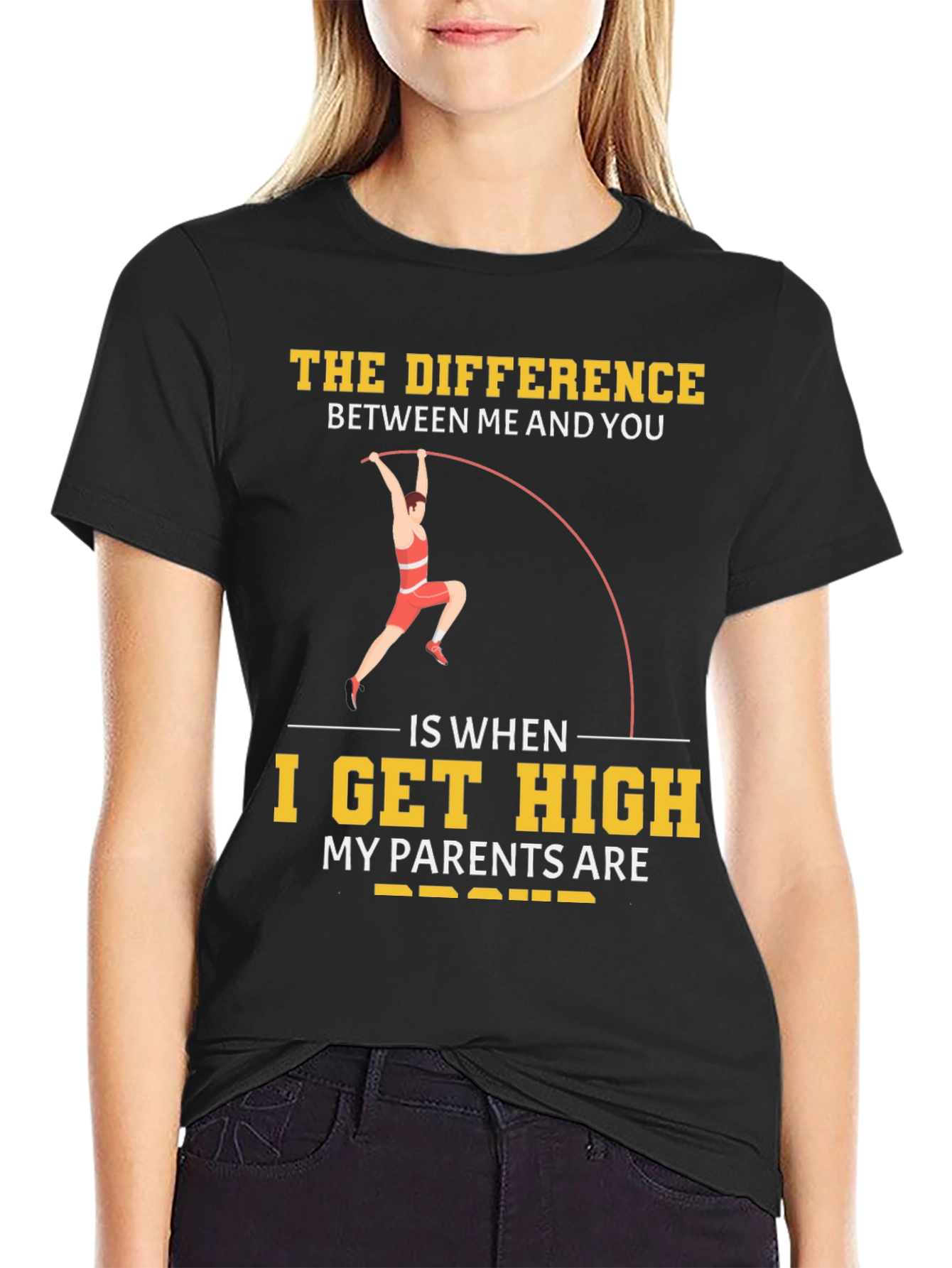Funny Pole Vaulting T-Shirt