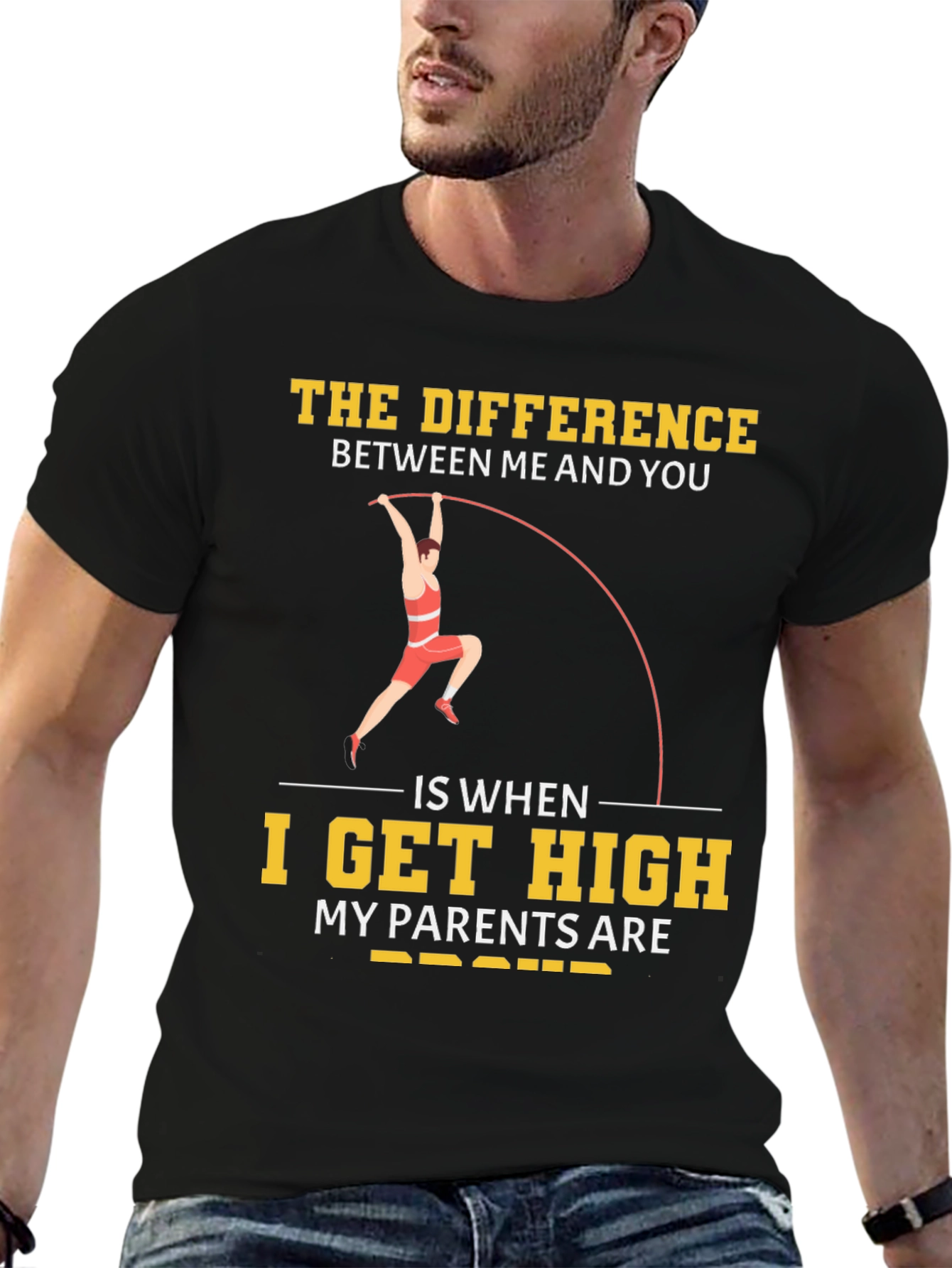 Funny Pole Vaulting T-Shirt
