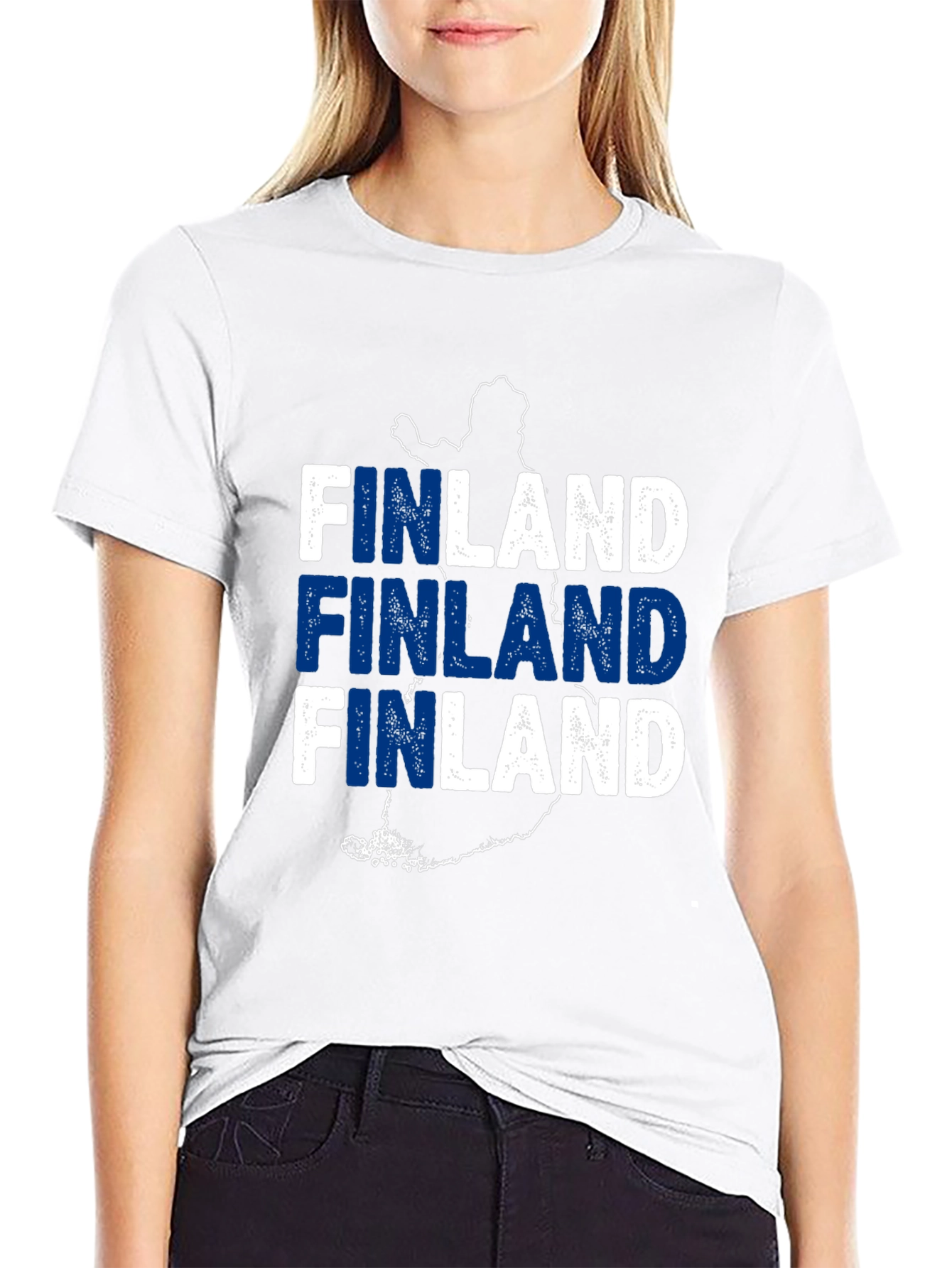 Finland Map Flag T-Shirt