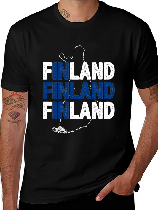 Finland Map Flag T-Shirt