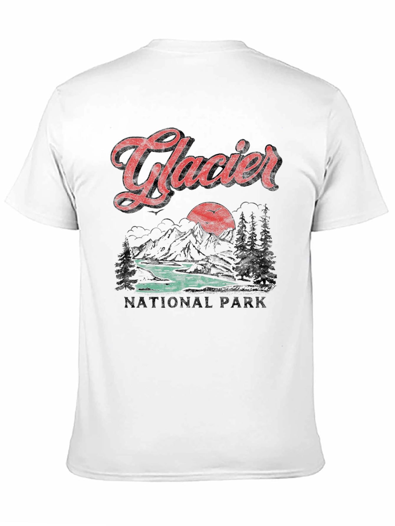 Glacier National Park Graphic T-Shirt