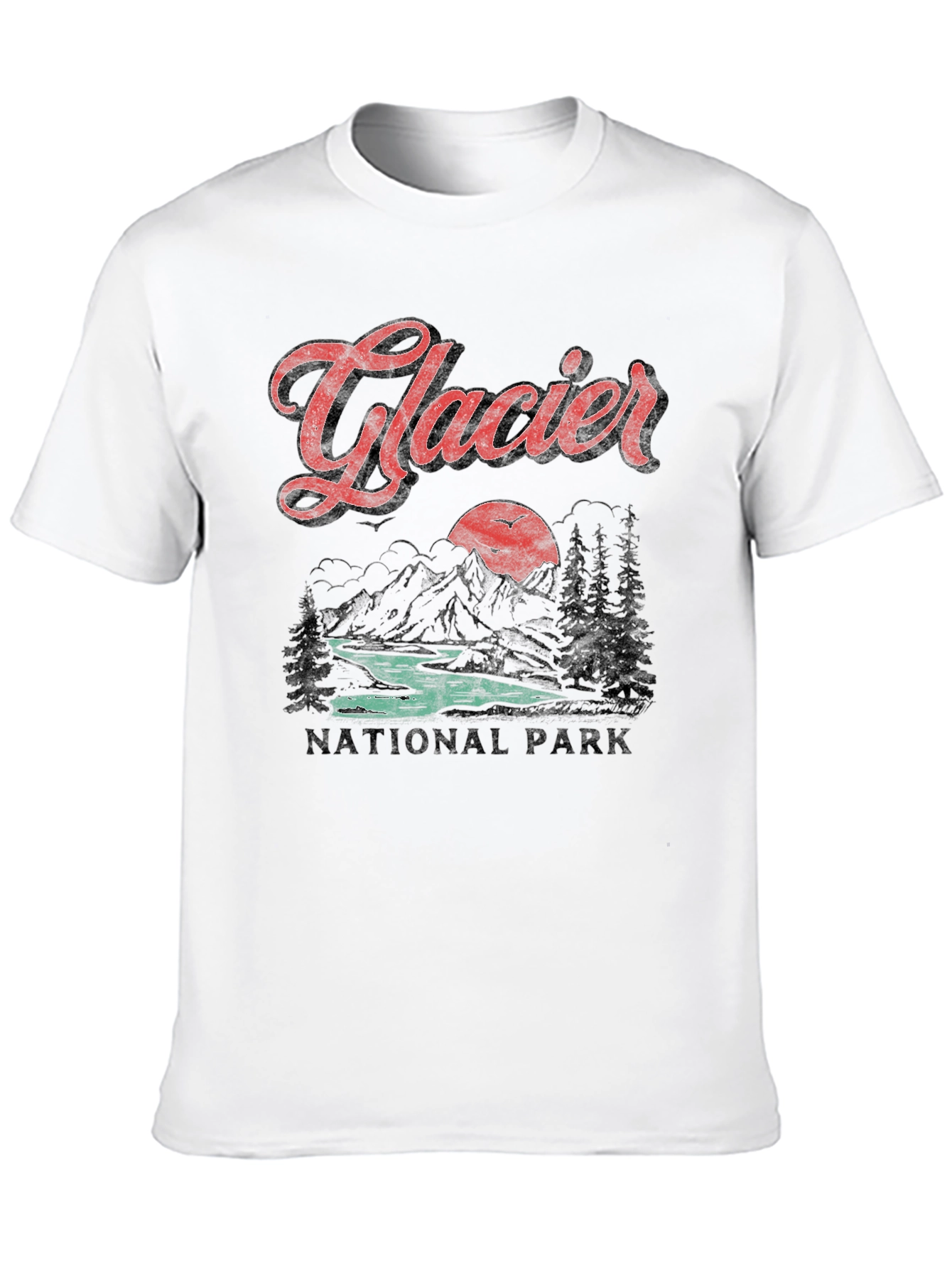 Glacier National Park Graphic T-Shirt