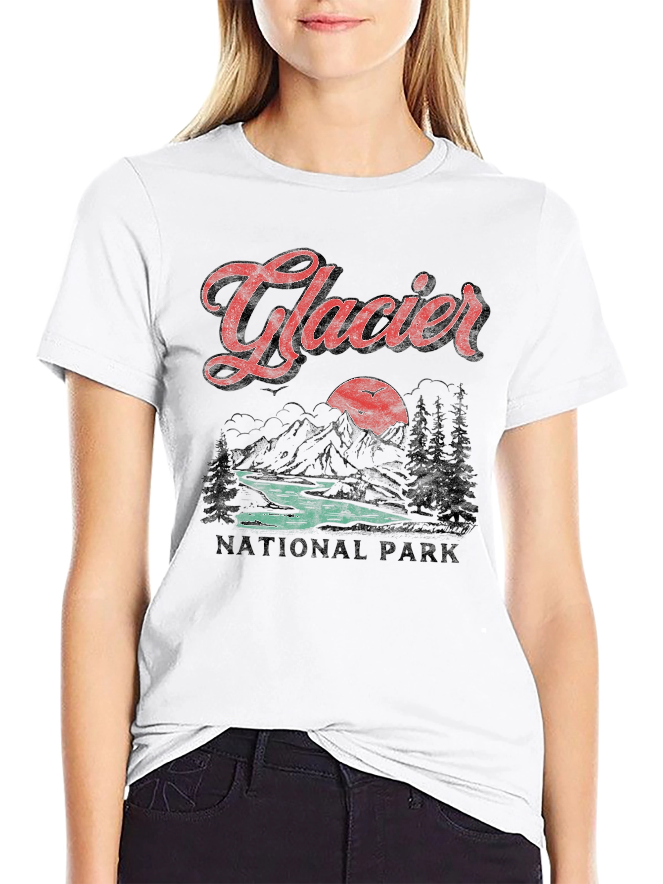 Glacier National Park Graphic T-Shirt