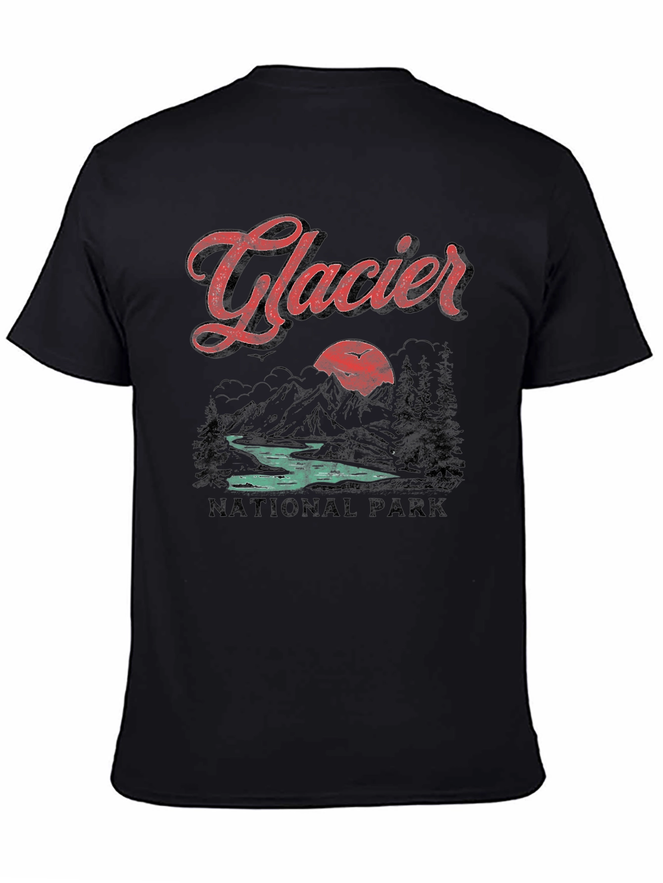 Glacier National Park Graphic T-Shirt
