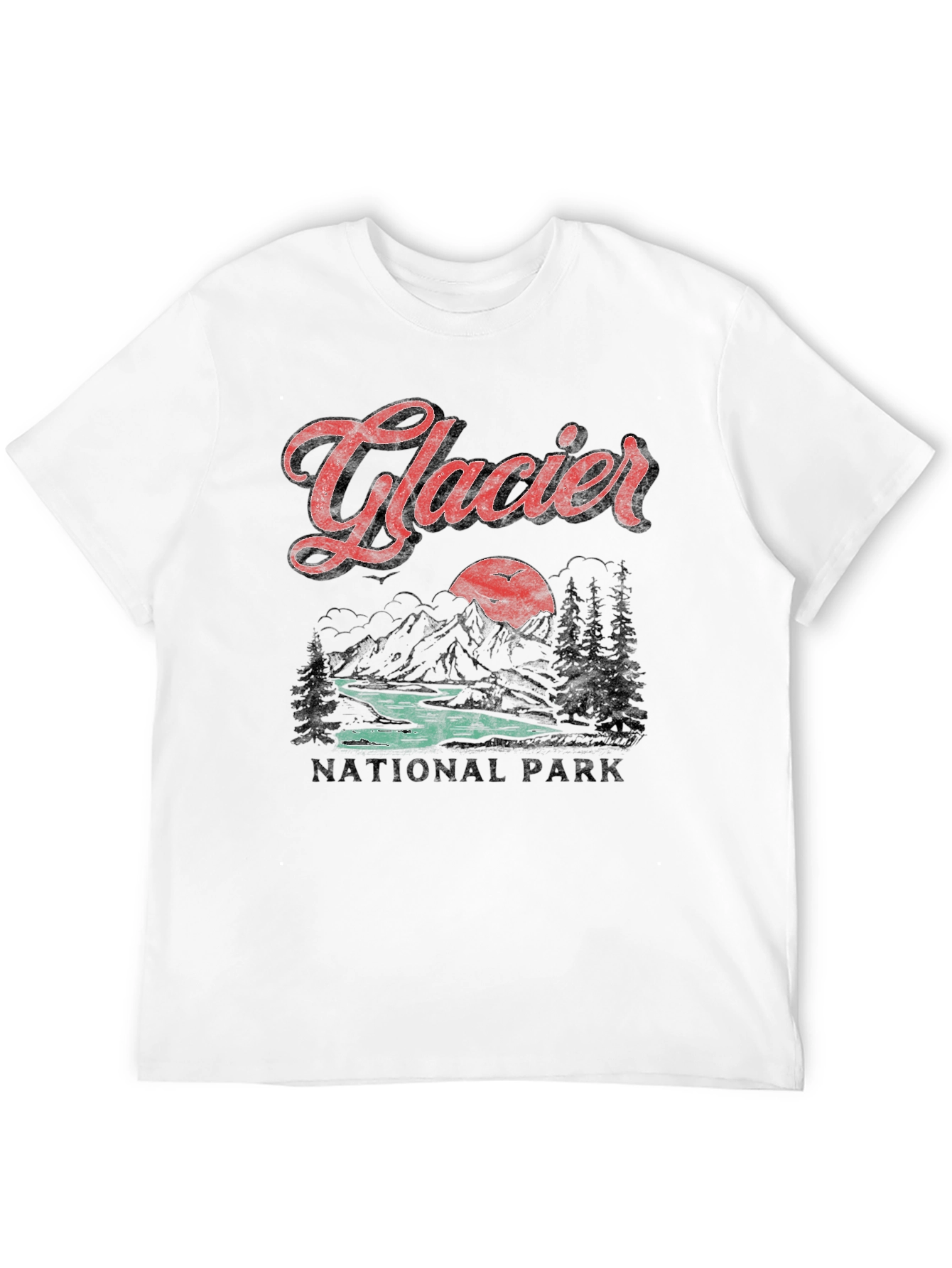 Glacier National Park Graphic T-Shirt
