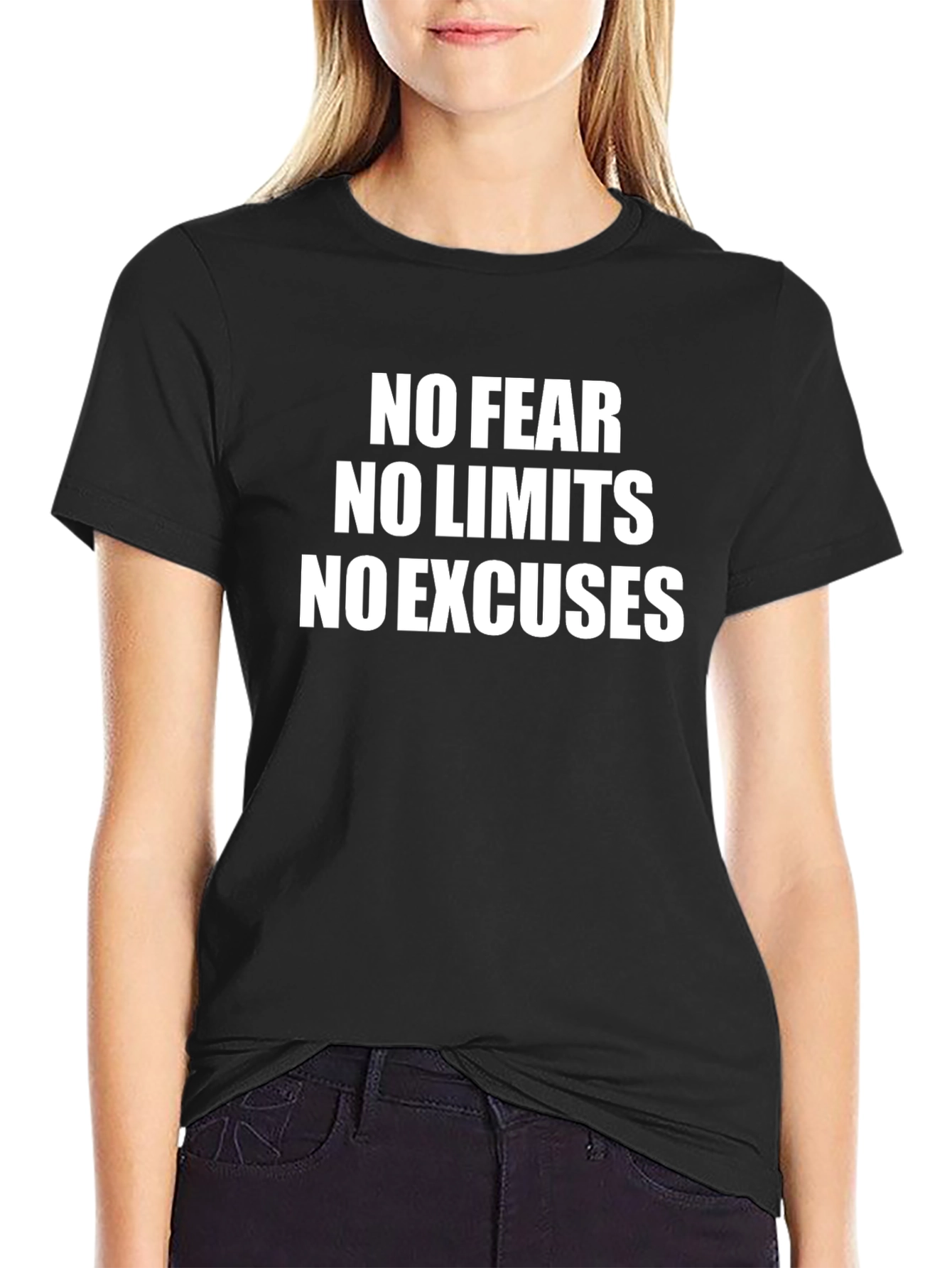 Motivational T-Shirt: No Fear No Limits