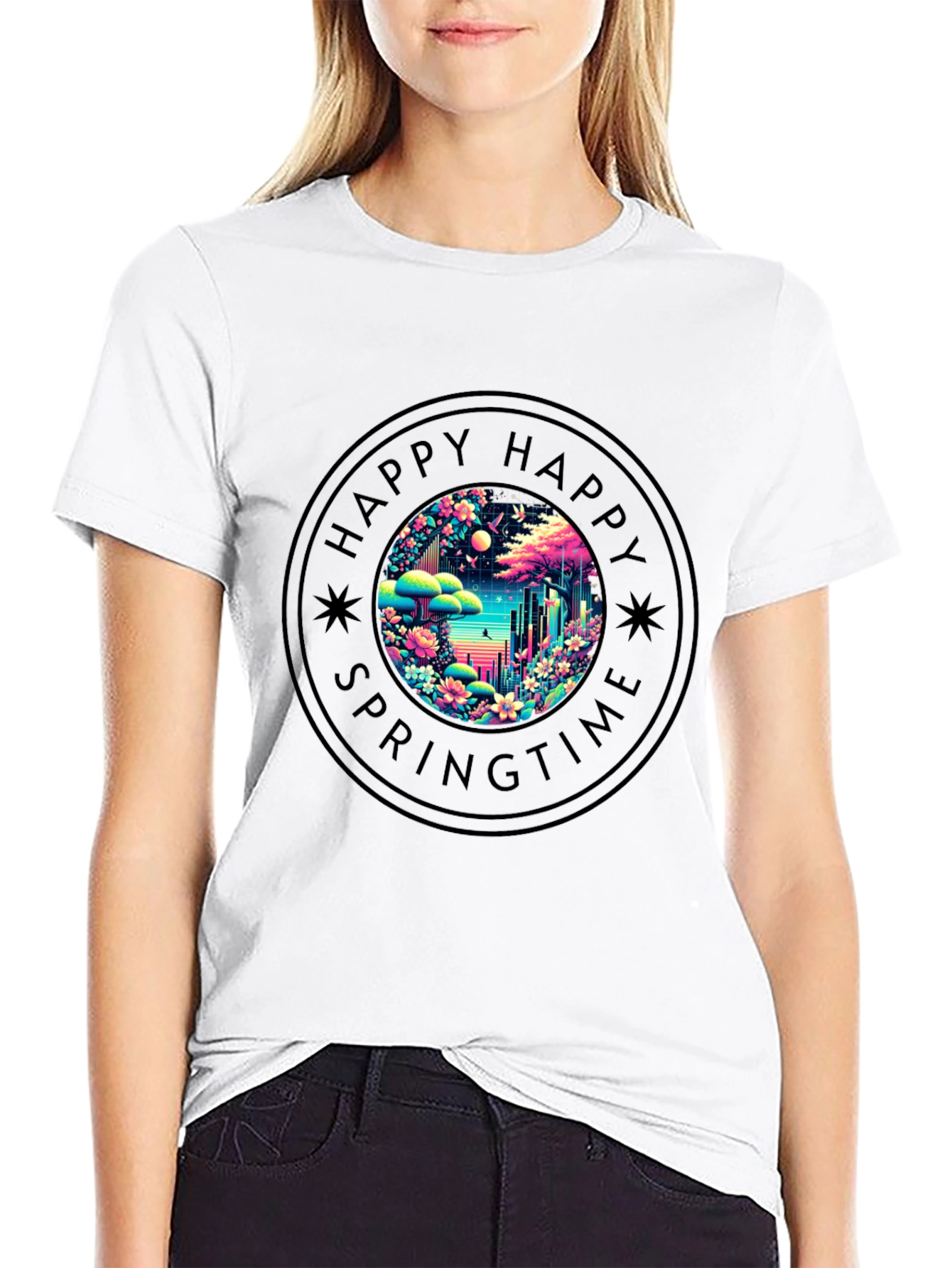 Happy Springtime Graphic Tee - Unisex