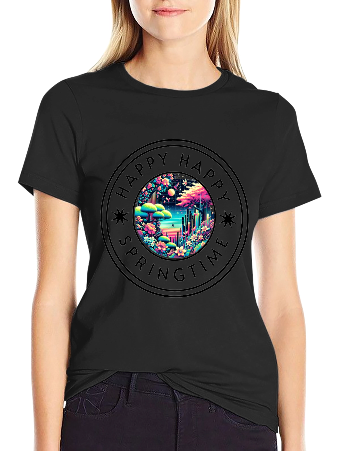 Happy Springtime Graphic Tee - Unisex