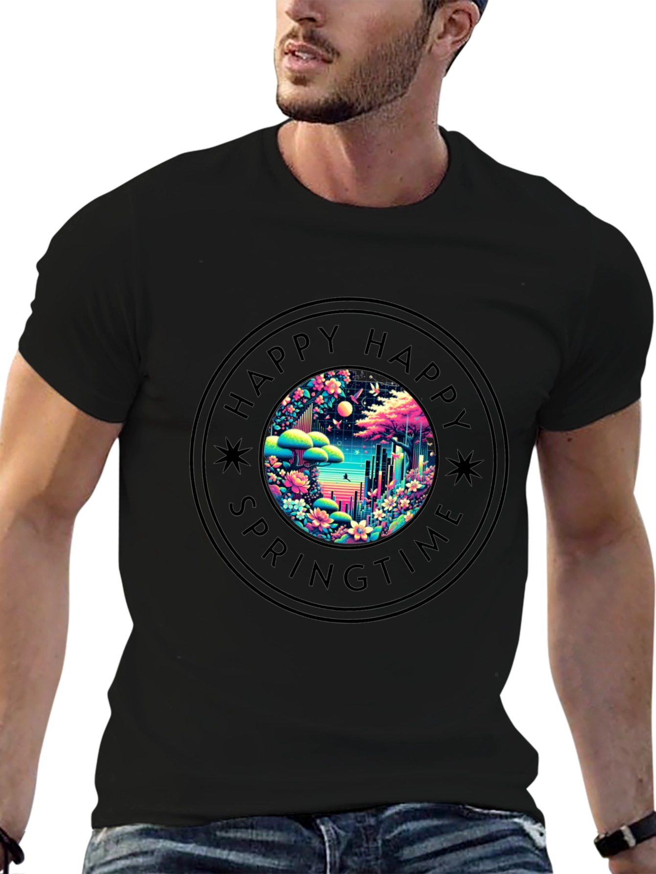 Happy Springtime Graphic Tee - Unisex